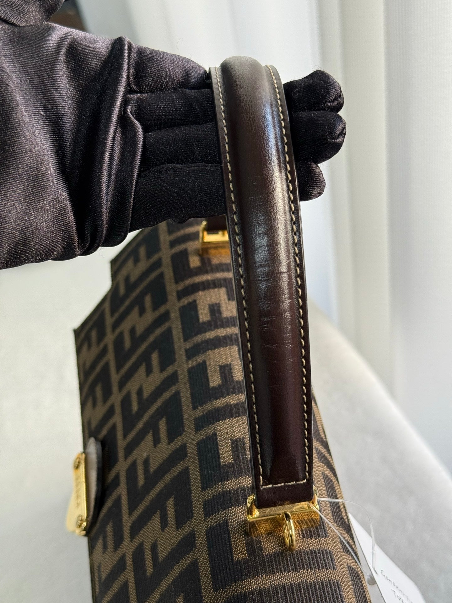 FENDI Zucca Kelly Shoulder Bag
