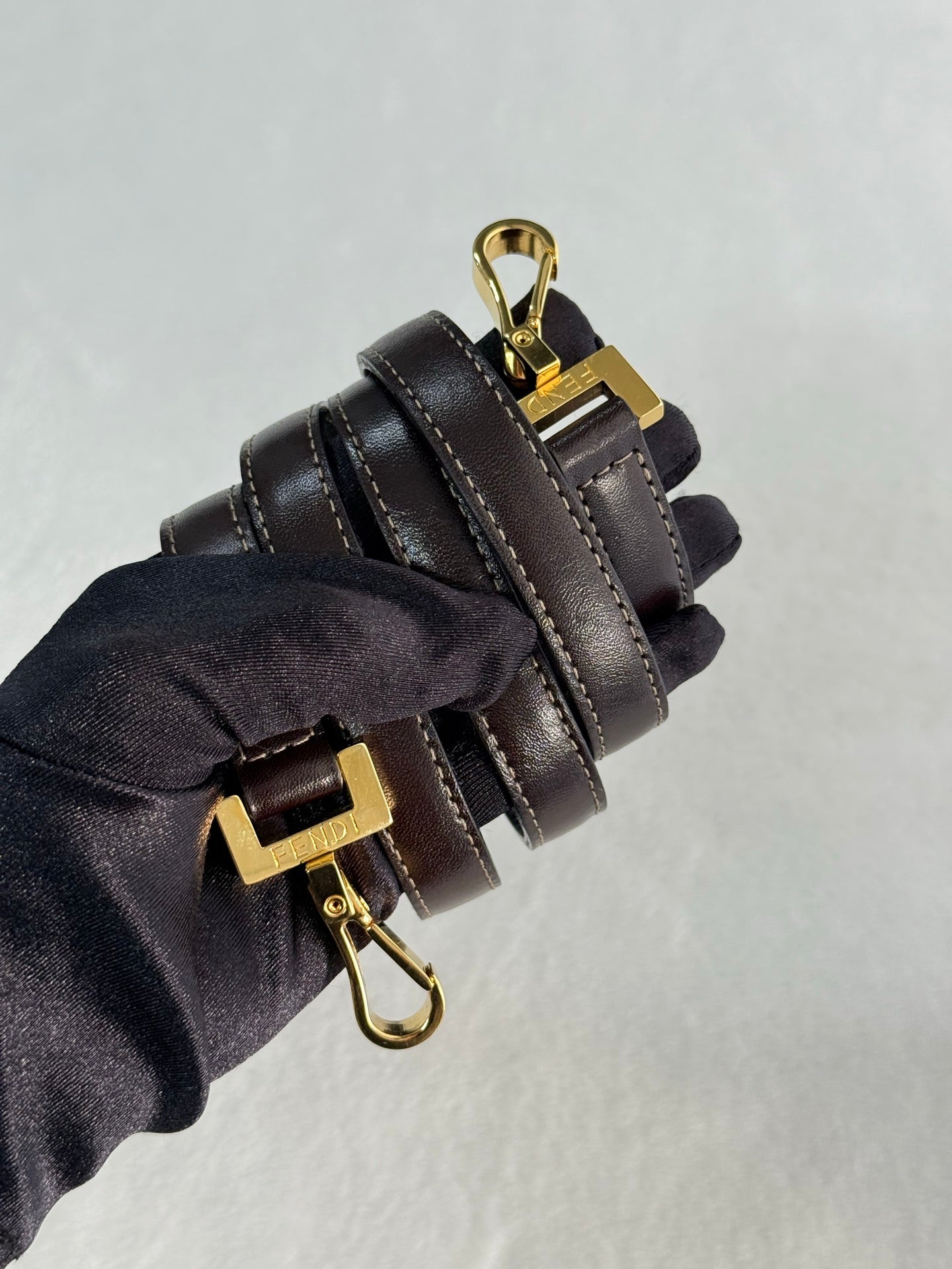 FENDI Zucca Kelly Shoulder Bag