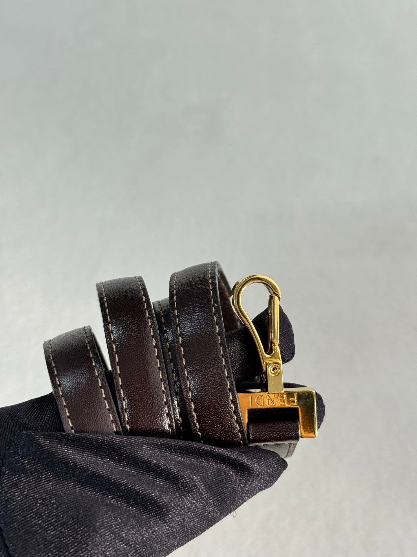 FENDI Zucca Kelly Shoulder Bag