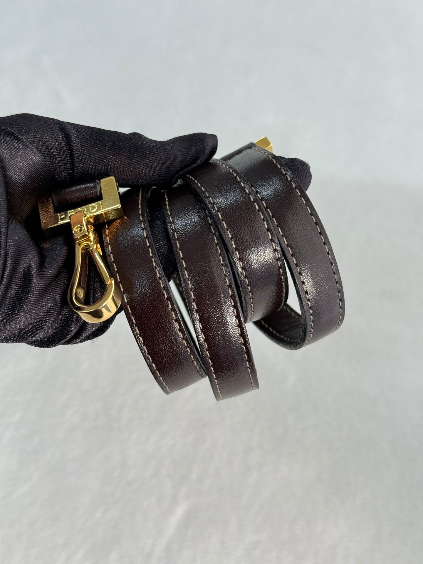 FENDI Zucca Kelly Shoulder Bag