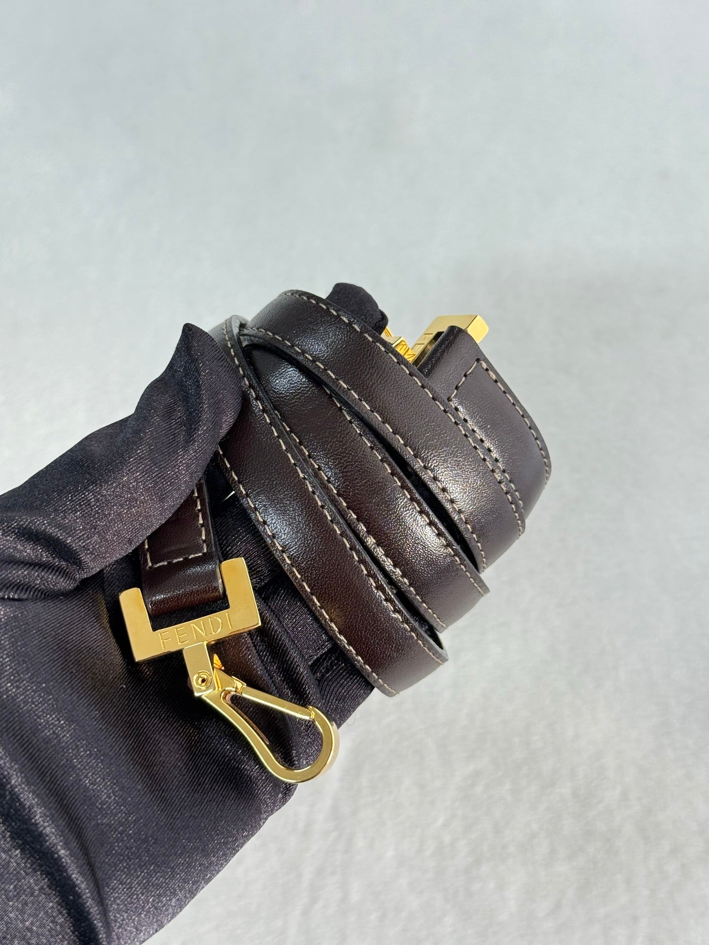 FENDI Zucca Kelly Shoulder Bag