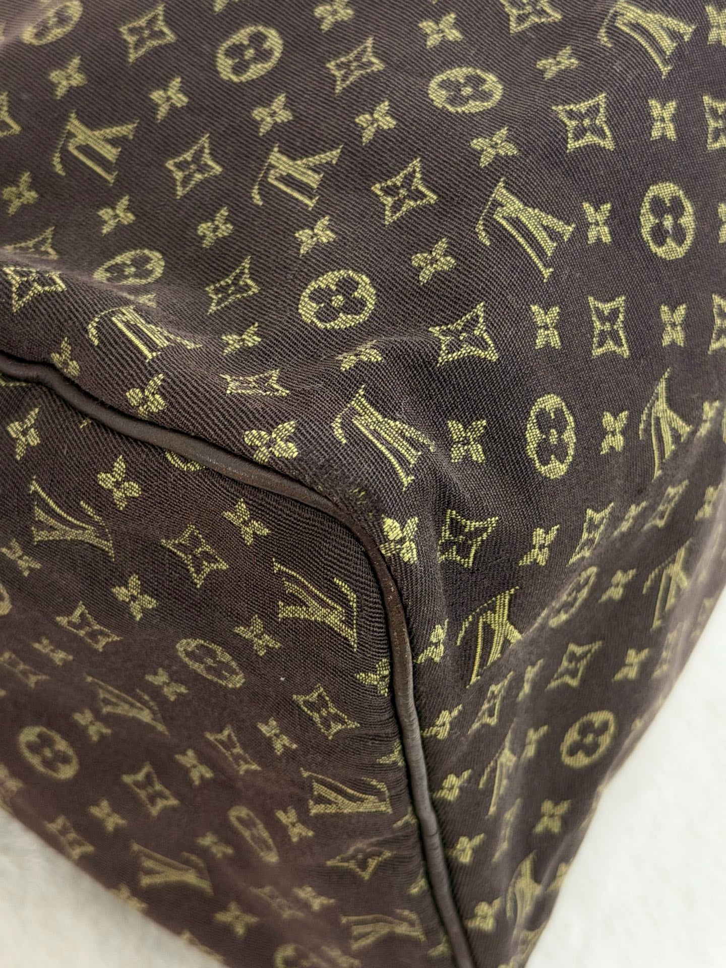 Louis Vuitton Vintage Monogram Mini Lin Speedy 30 Ebene