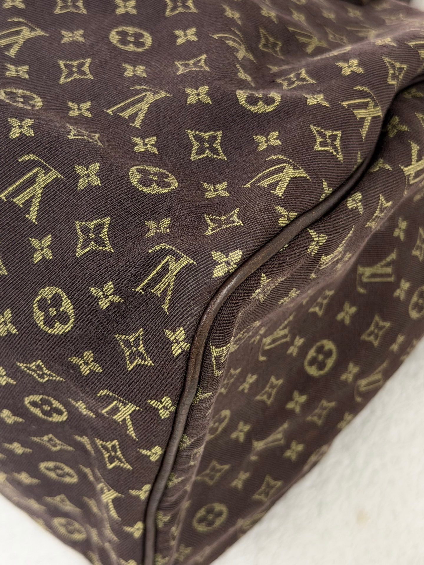 Louis Vuitton Vintage Monogram Mini Lin Speedy 30 Ebene