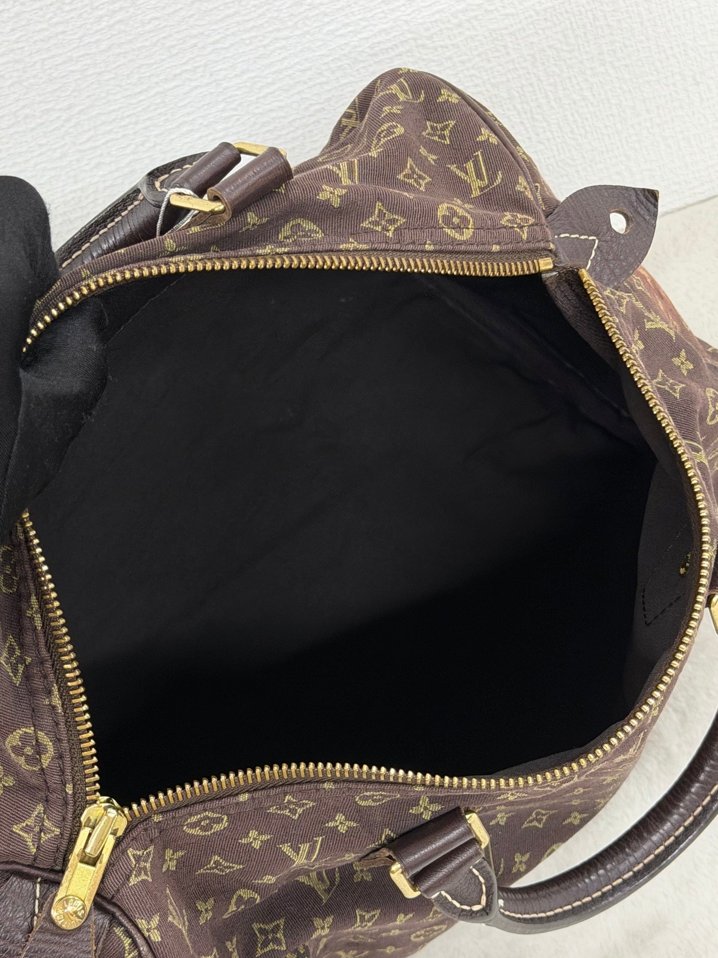 Louis Vuitton Vintage Monogram Mini Lin Speedy 30 Ebene