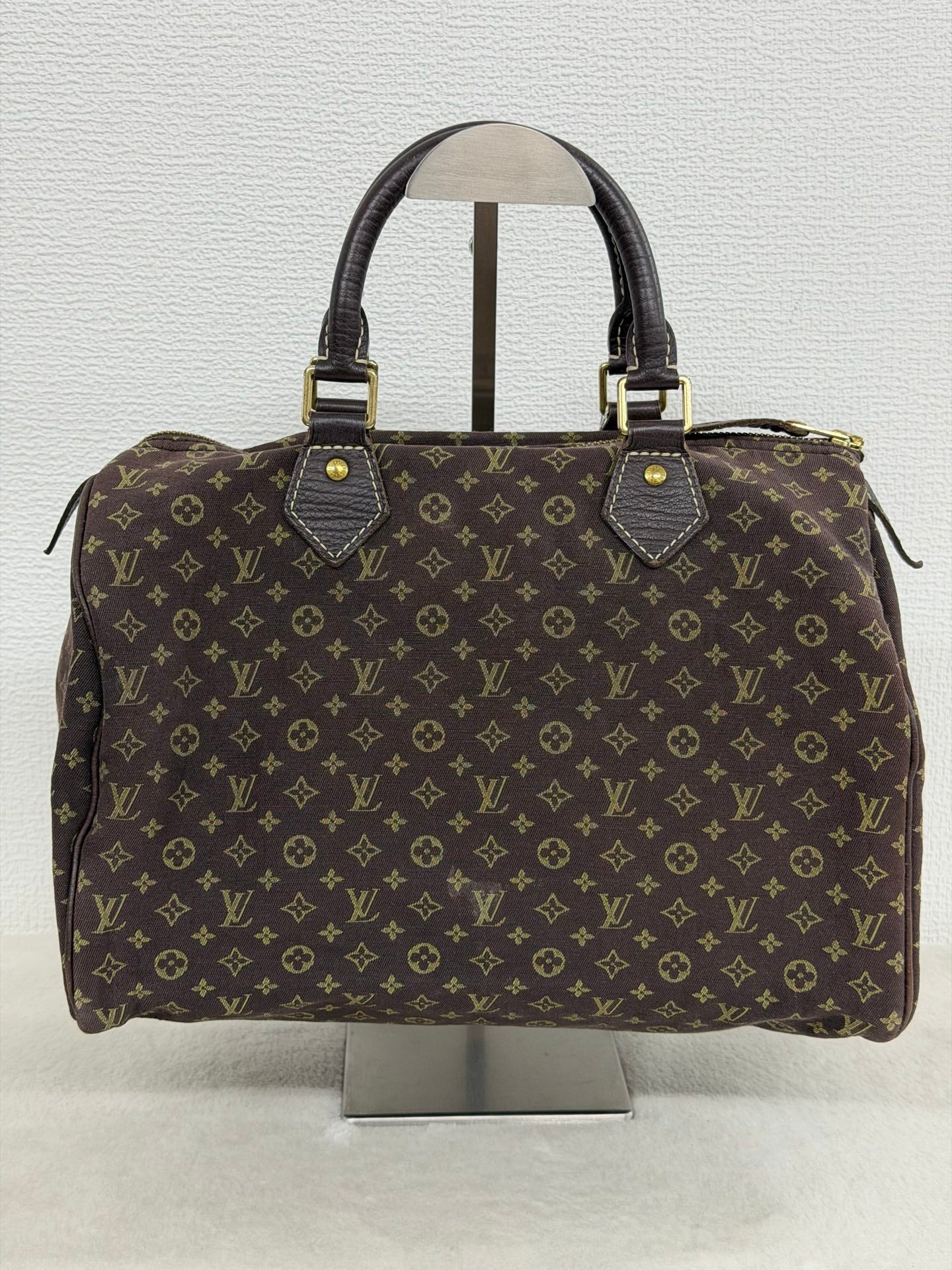Louis Vuitton Vintage Monogram Mini Lin Speedy 30 Ebene
