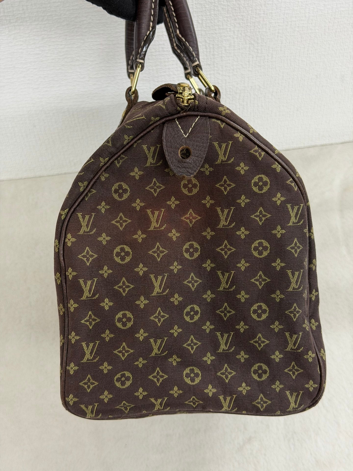 Louis Vuitton Vintage Monogram Mini Lin Speedy 30 Ebene