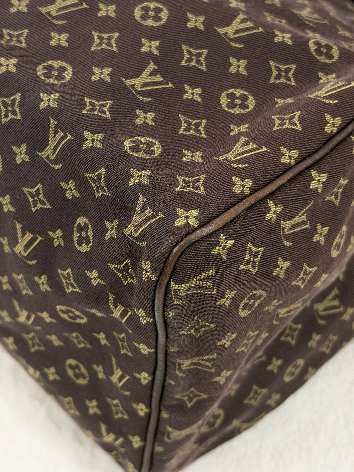 Louis Vuitton Vintage Monogram Mini Lin Speedy 30 Ebene