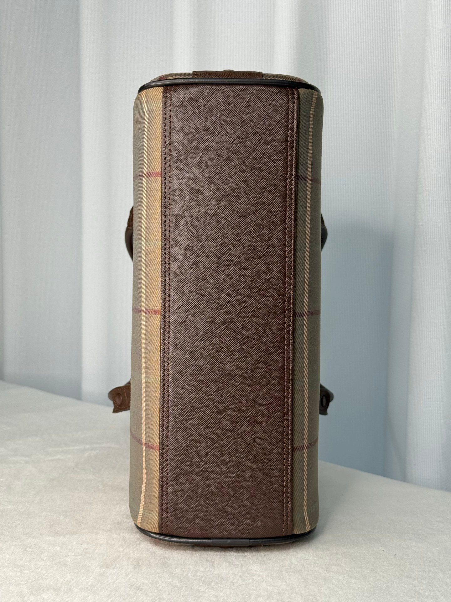 BURBERRY Check Pattern Handbag