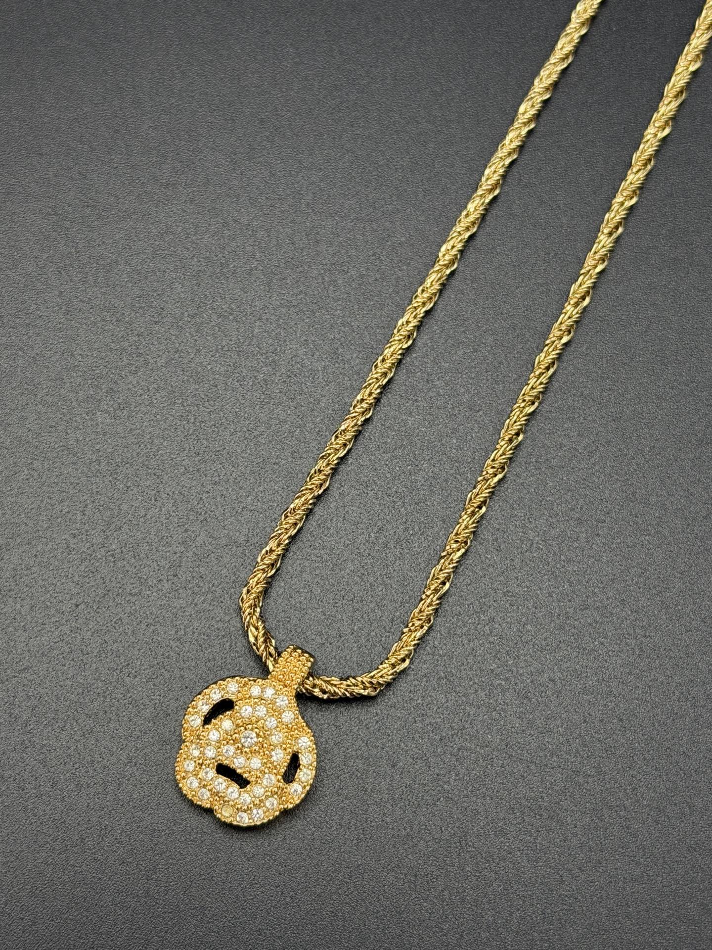 CHRISTIAN DIOR Rhinestone Necklace