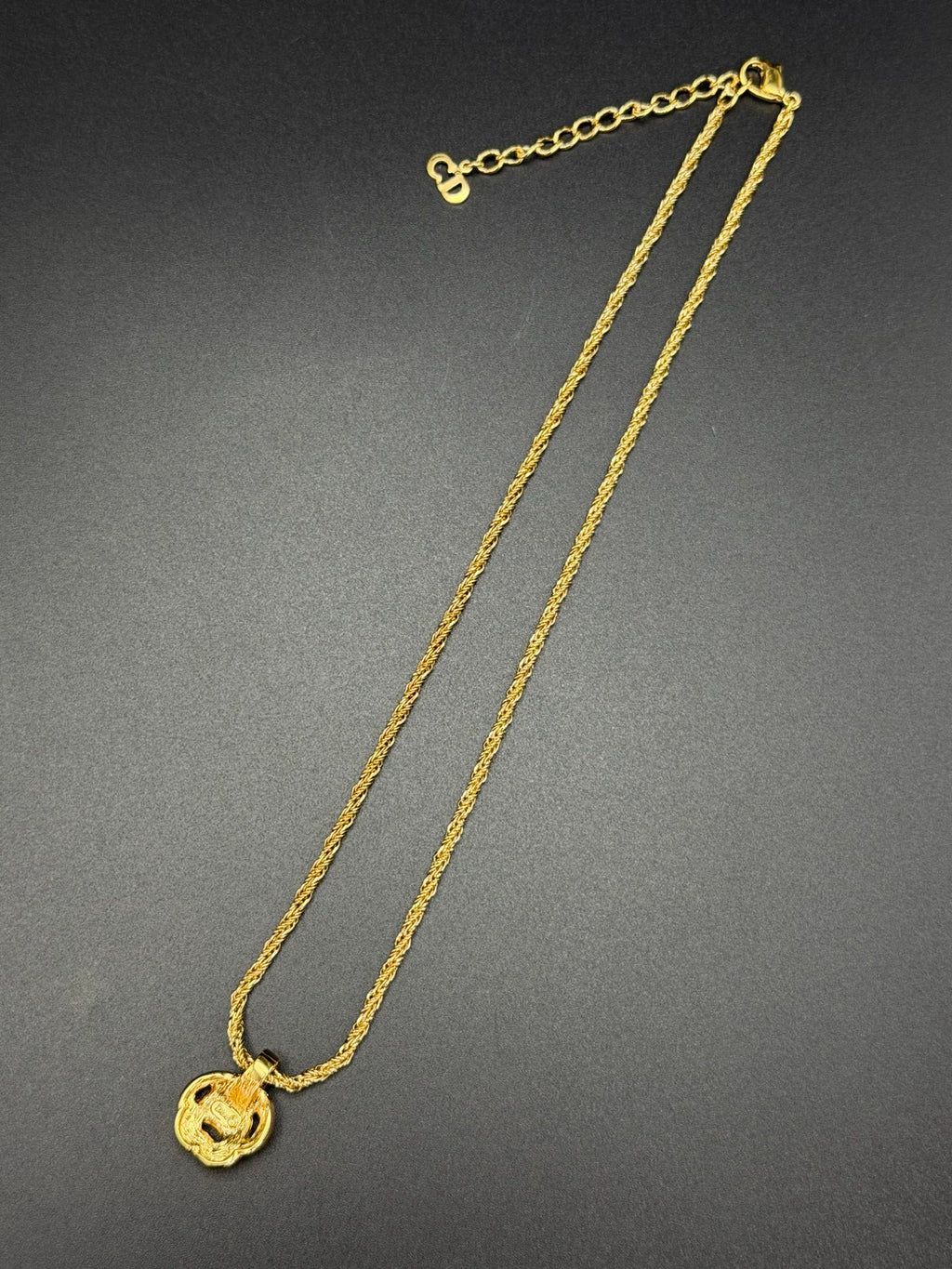 CHRISTIAN DIOR Rhinestone Necklace