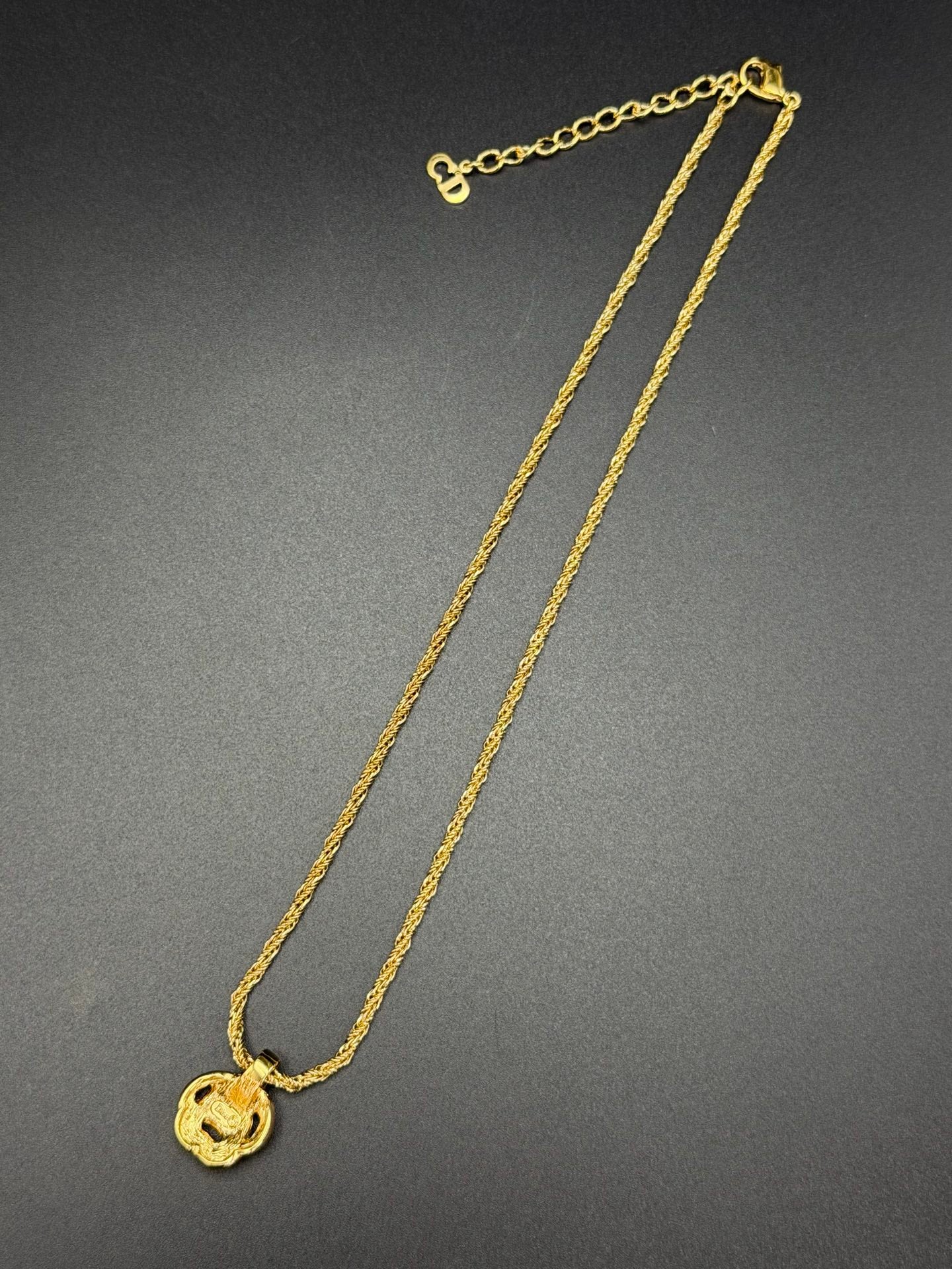 CHRISTIAN DIOR Rhinestone Necklace