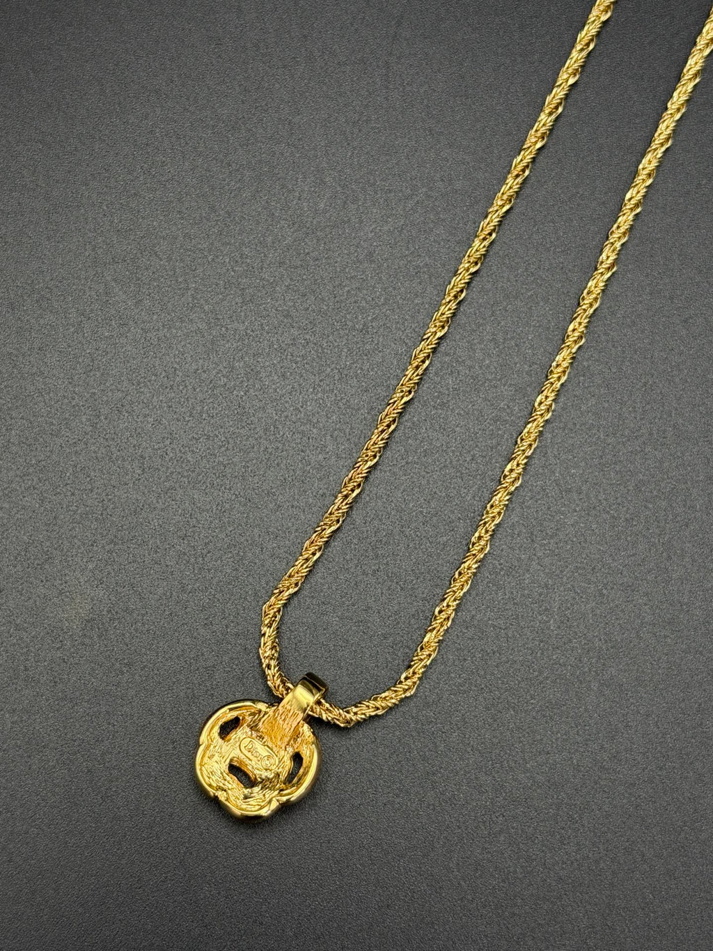 CHRISTIAN DIOR Rhinestone Necklace