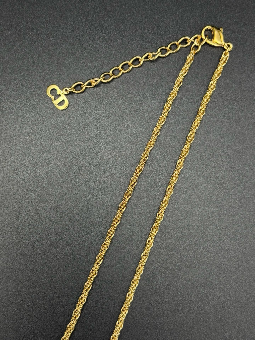 CHRISTIAN DIOR Rhinestone Necklace