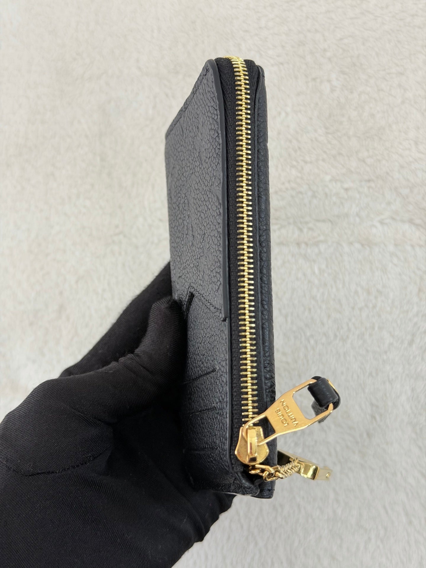Louis Vuitton Recto Verso Card Holder Monogram Empreinte Leather Noir