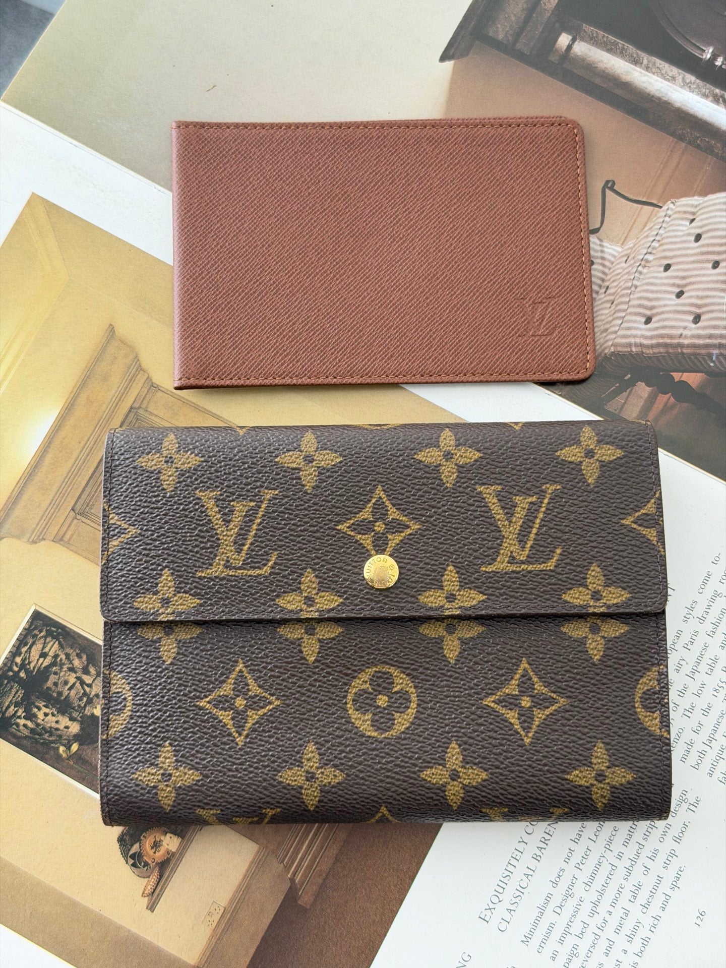 Louis Vuitton Monogram Porte Tresor Etui Papiers Wallet