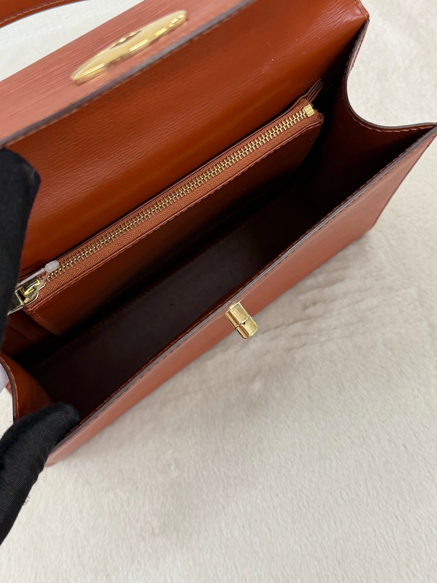 Louis Vuitton Vintage Epi Malesherbes Top Handle Bag Kenya Brown