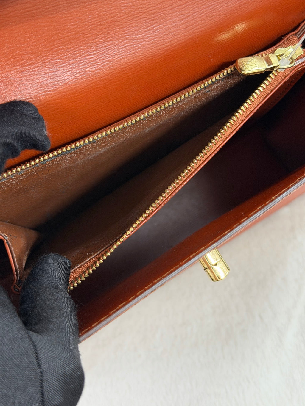 Louis Vuitton Vintage Epi Malesherbes Top Handle Bag Kenya Brown
