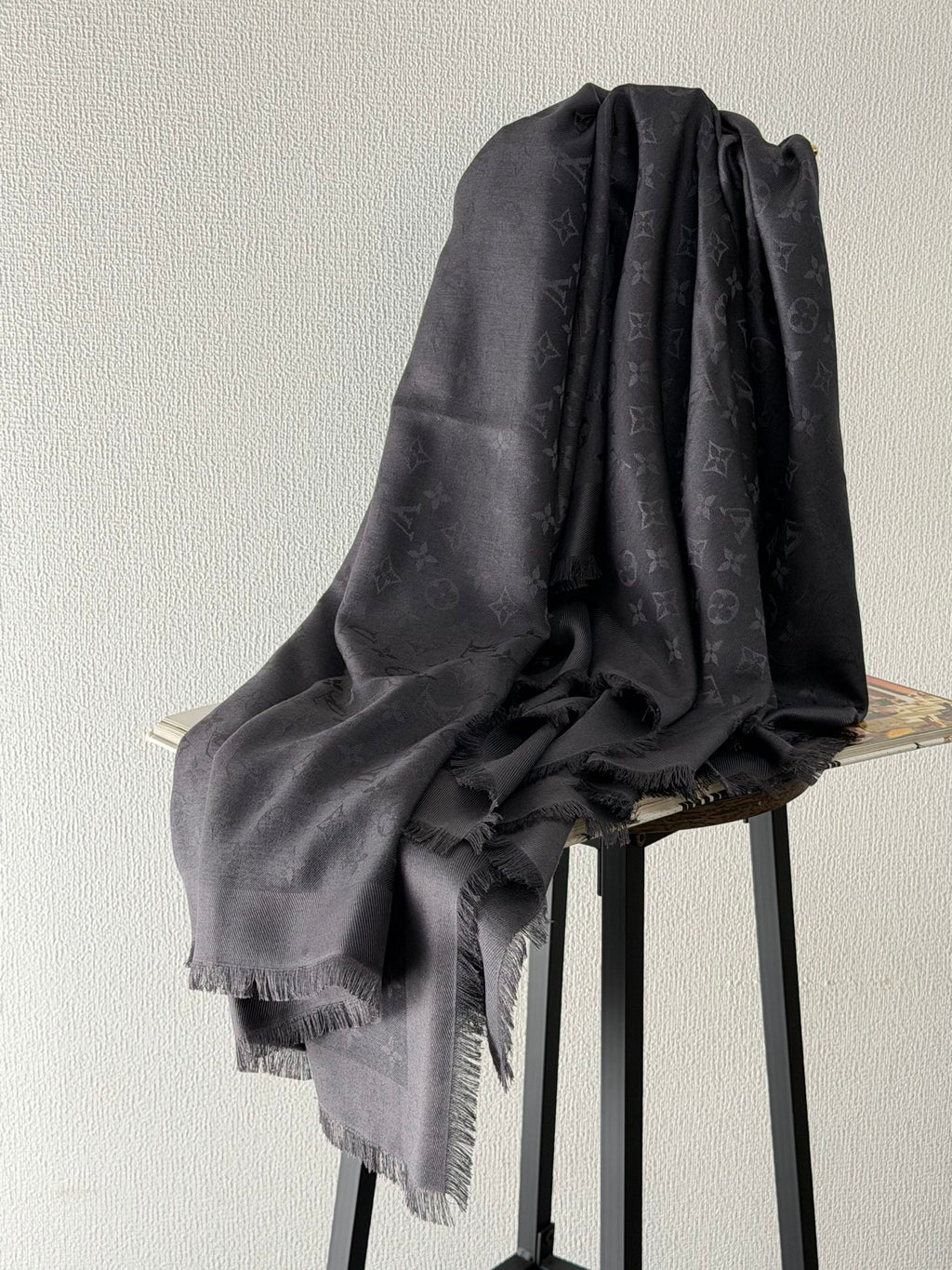 Louis Vuitton Monogram Denim Shawl Anthracite