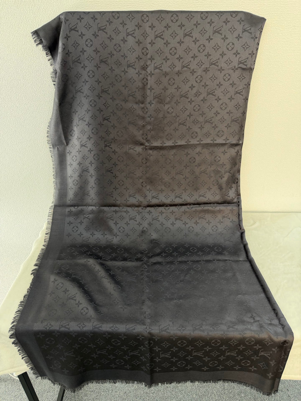 Louis Vuitton Monogram Denim Shawl Anthracite
