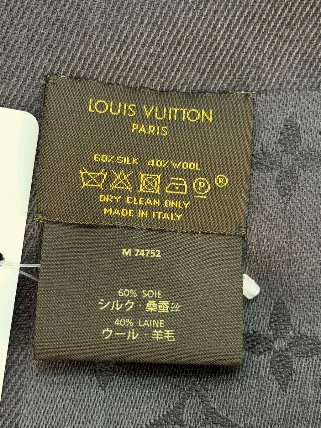 Louis Vuitton Monogram Denim Shawl Anthracite