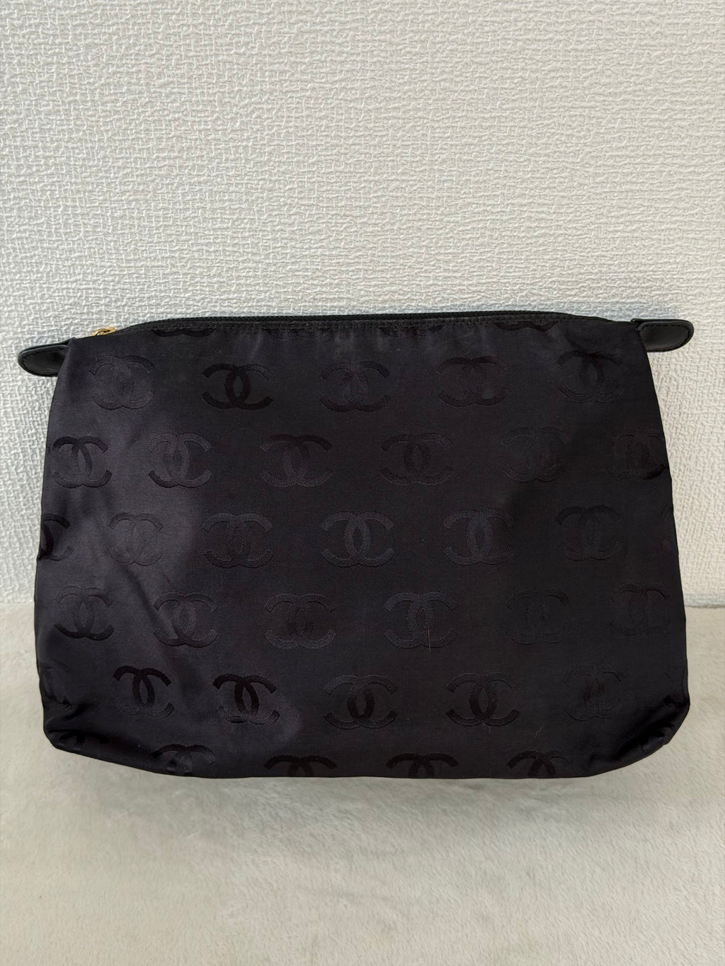 Chanel Vintage Wild Stitch Calfskin Tote Bag Black