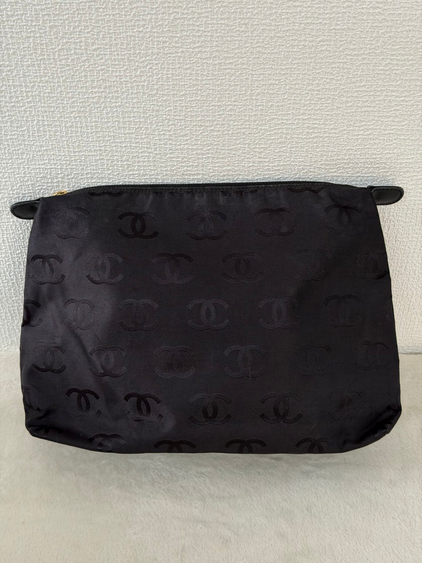 Chanel Vintage Wild Stitch Calfskin Tote Bag Black