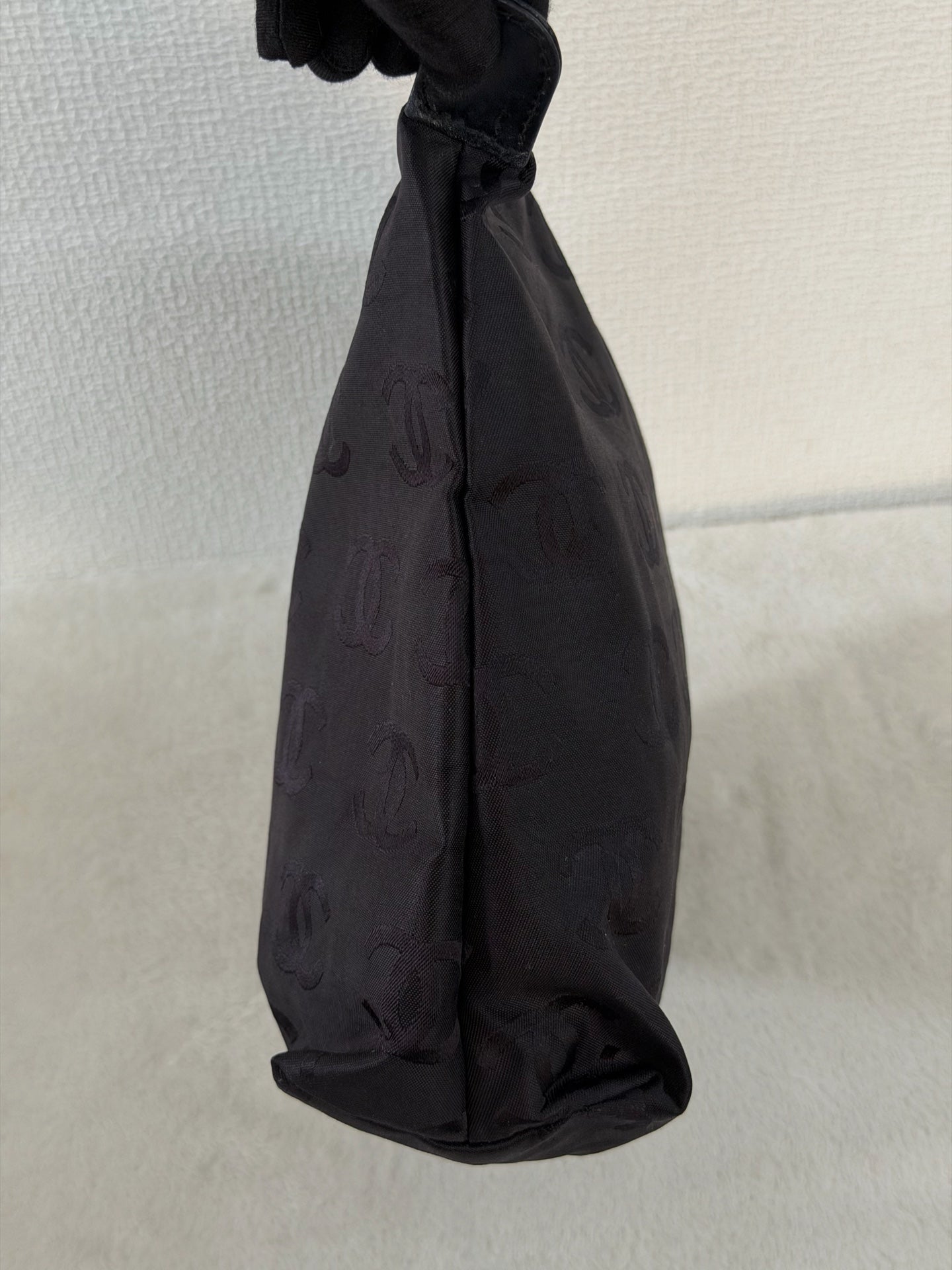 Chanel Vintage Wild Stitch Calfskin Tote Bag Black