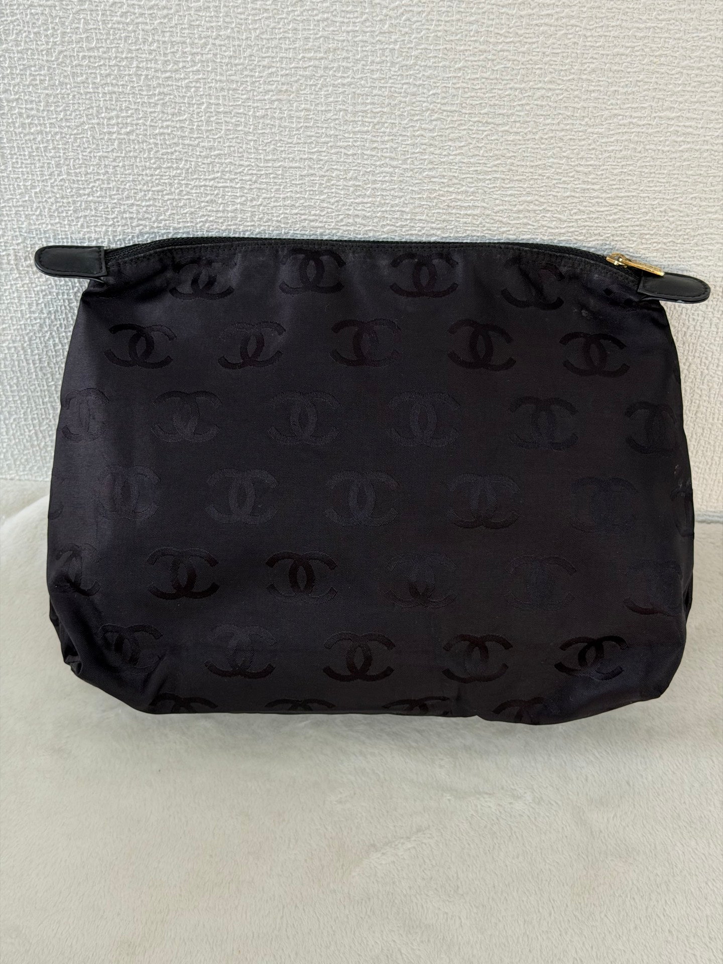 Chanel Vintage Wild Stitch Calfskin Tote Bag Black
