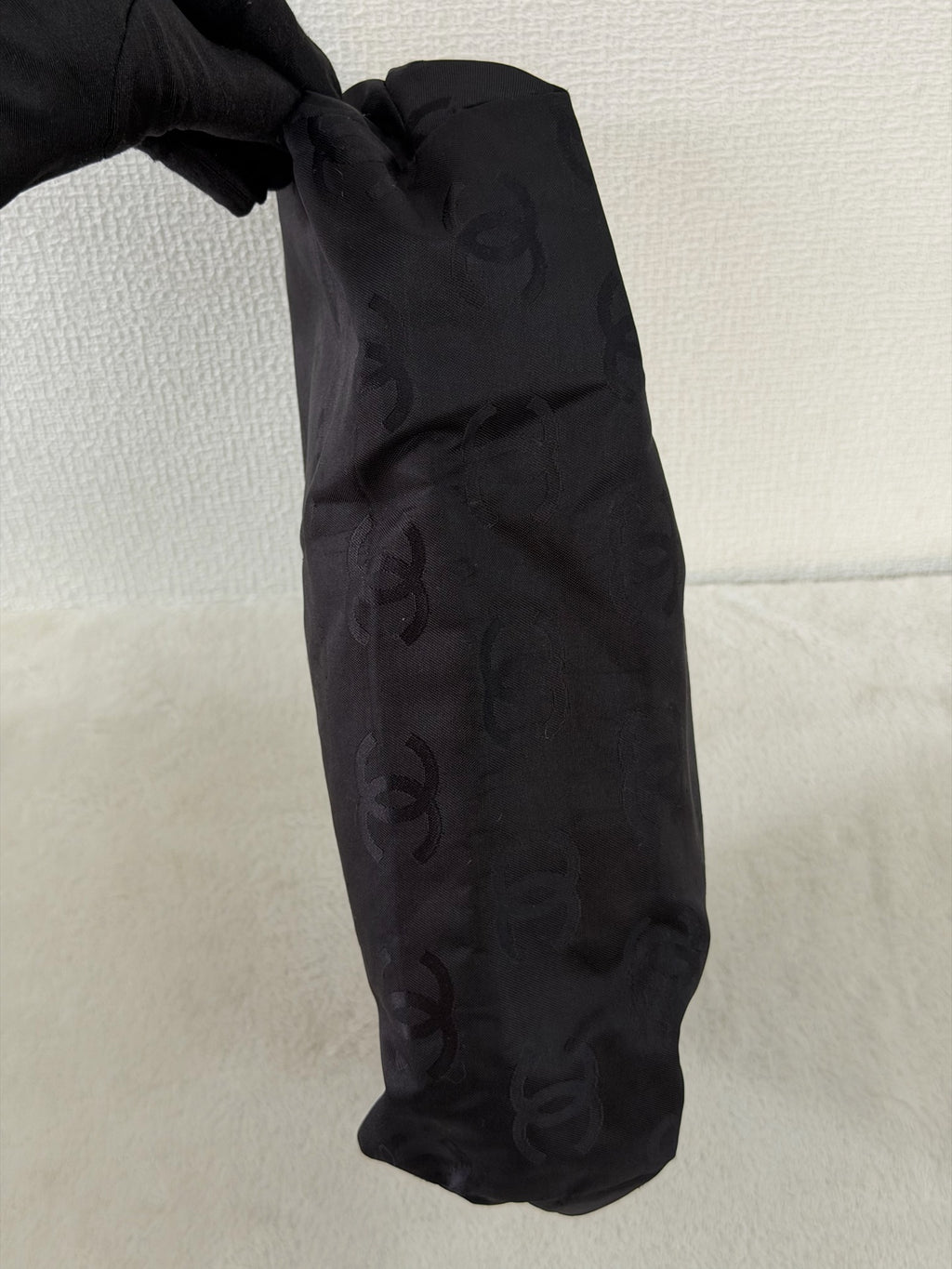 Chanel Vintage Wild Stitch Calfskin Tote Bag Black