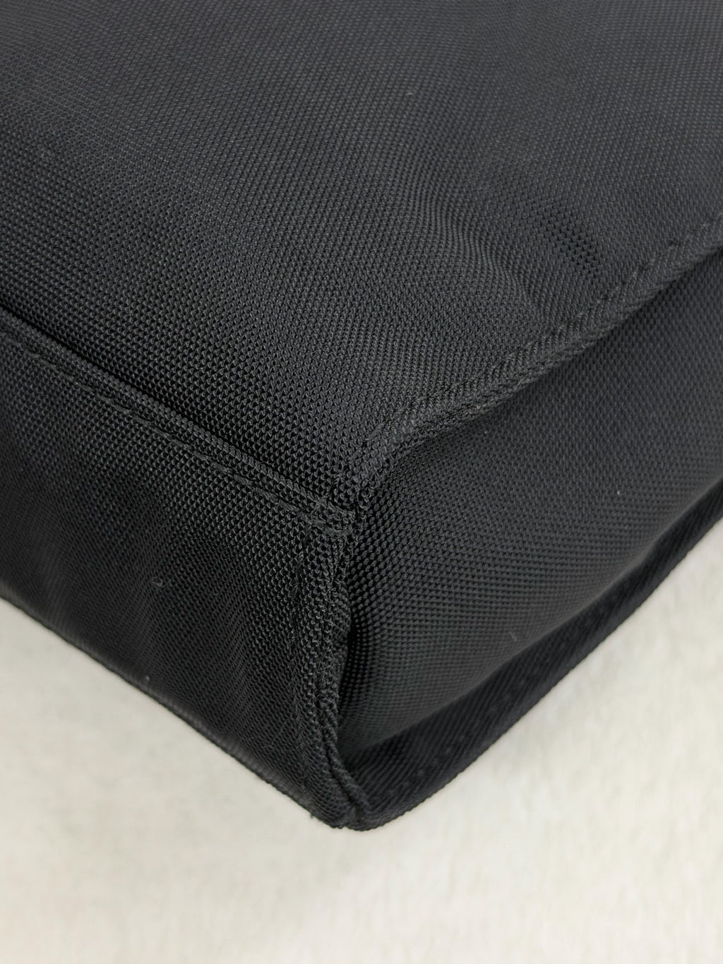 Gucci Vintage Piston Lock Jackie Nylon Flap Shoulder Bag Black