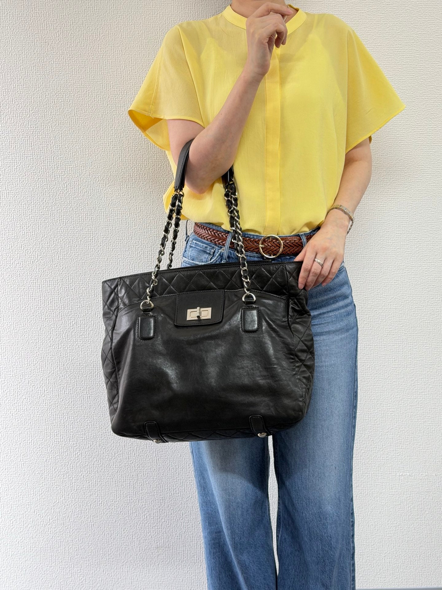 CHANEL 2.55 Collection Leather Totebag