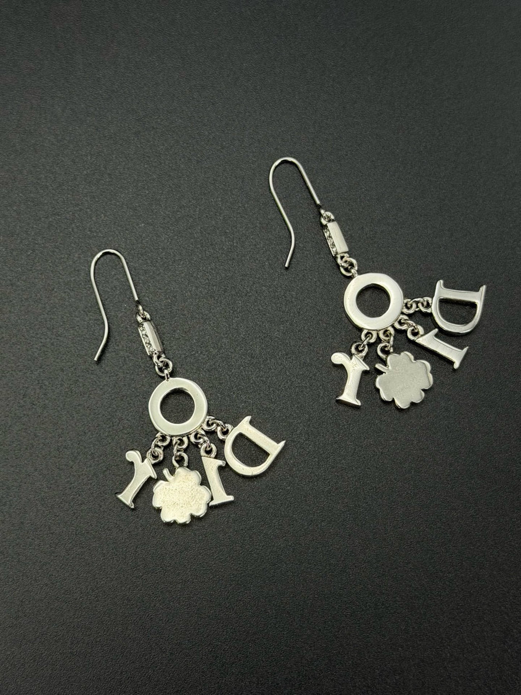 Dior Letters D-I-O-R Charm Dangle Earrings