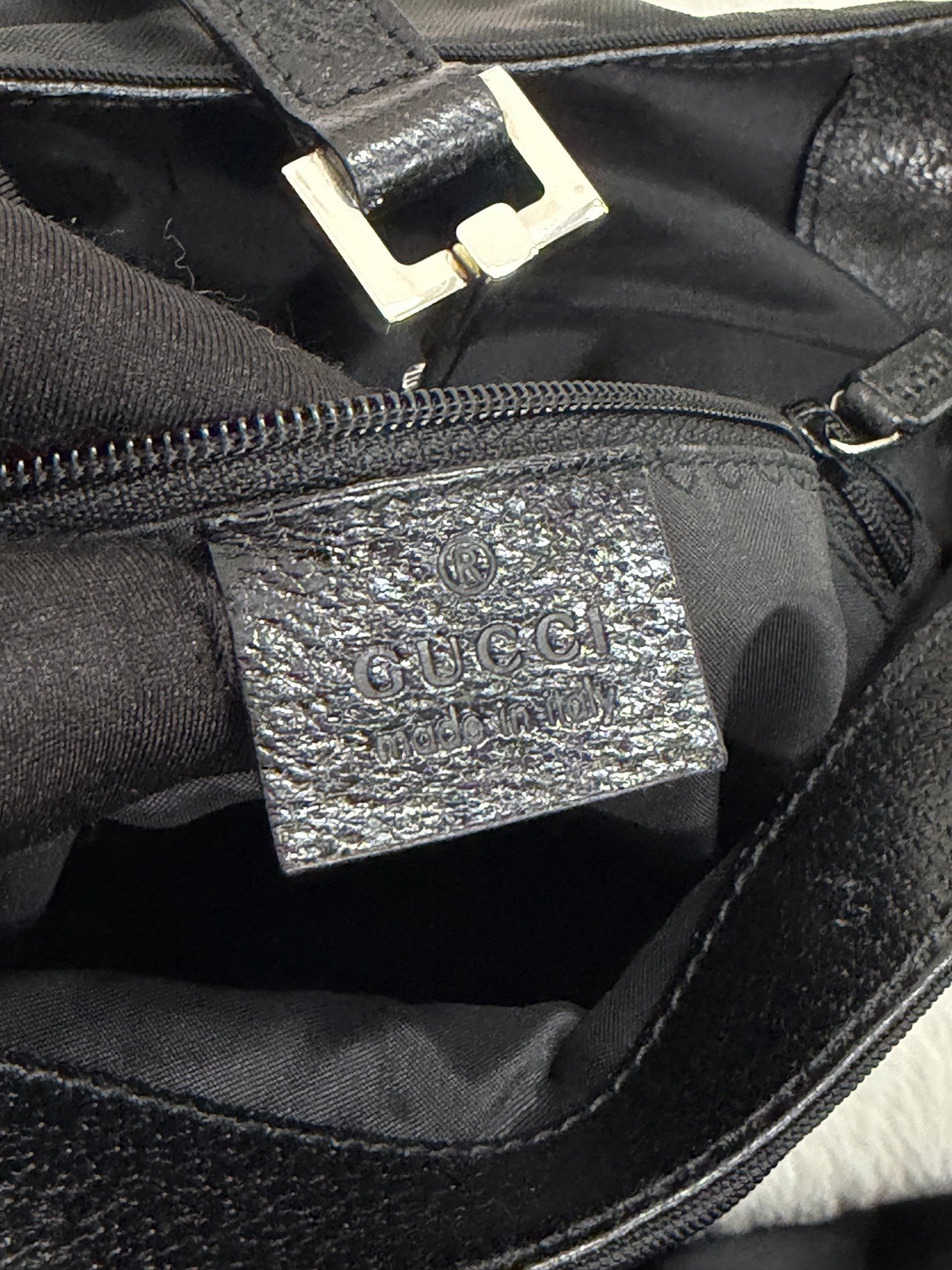 Gucci Nylon Jackie Foldover Bag