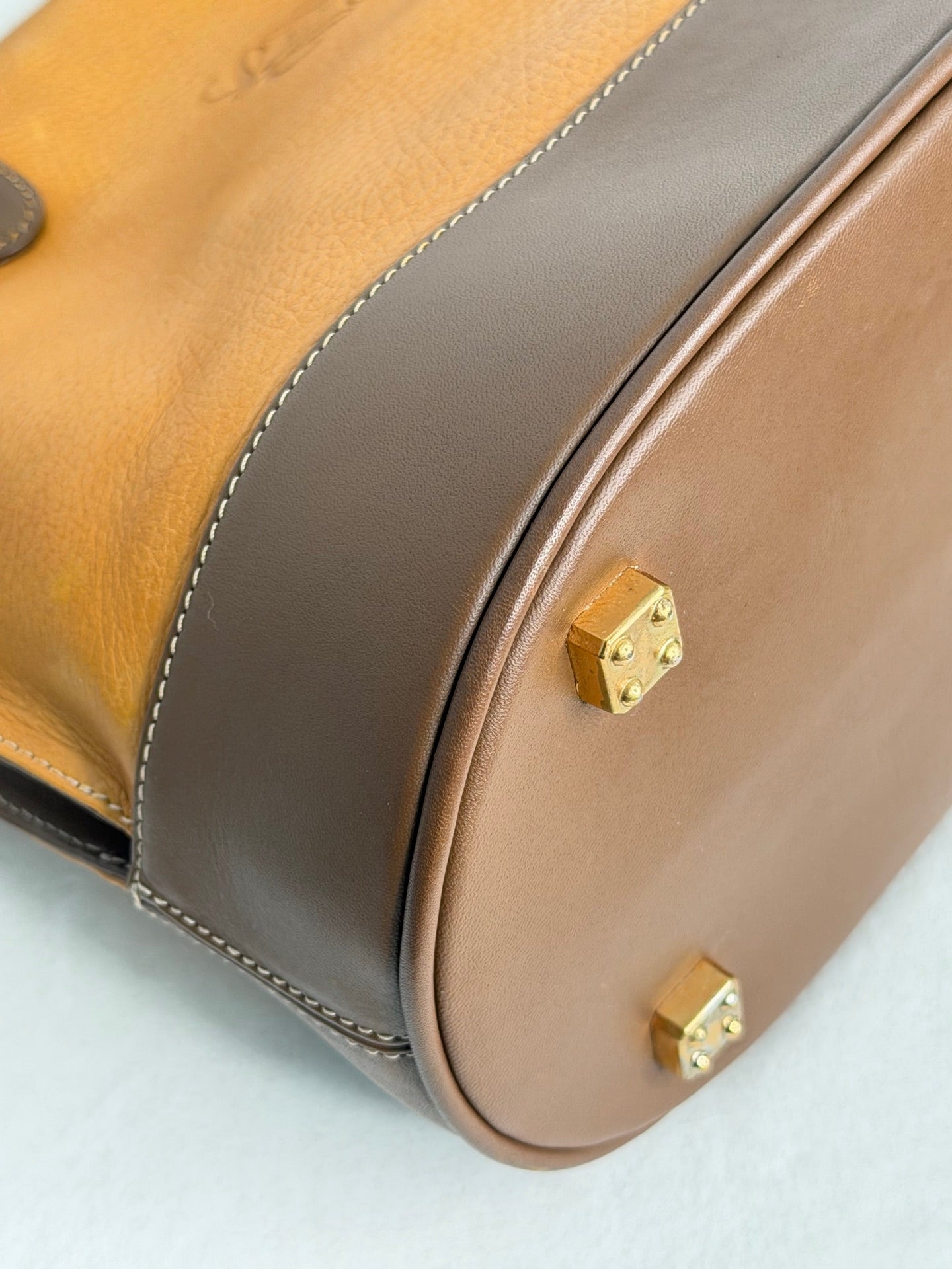 Loewe Anagram Leather Bugatti Handbag