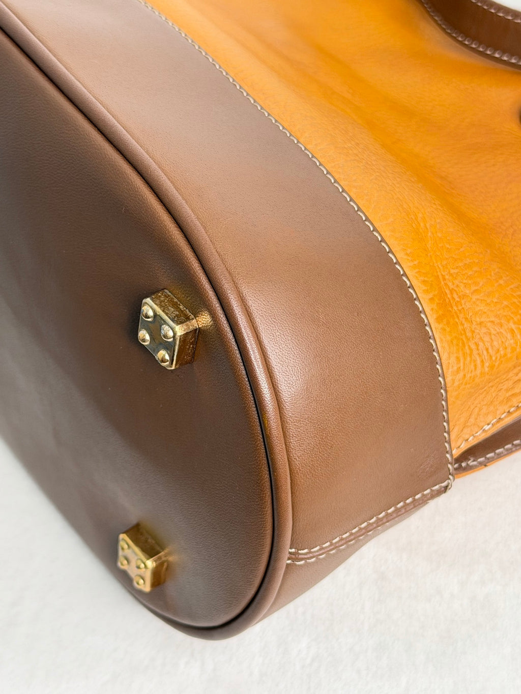 Loewe Anagram Leather Bugatti Handbag