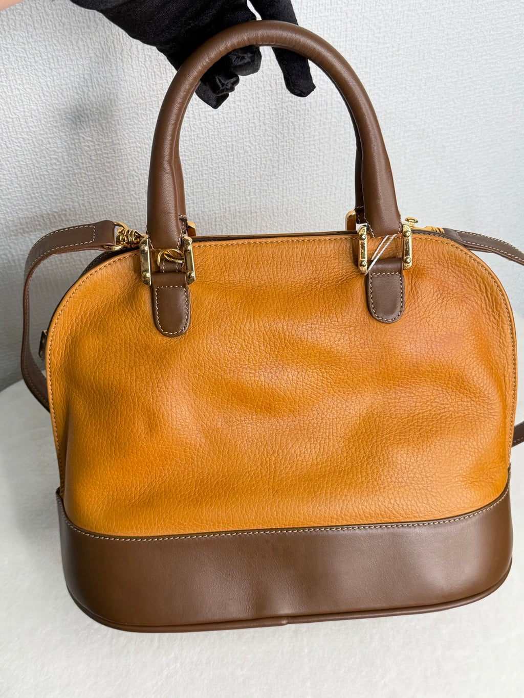 Loewe Anagram Leather Bugatti Handbag