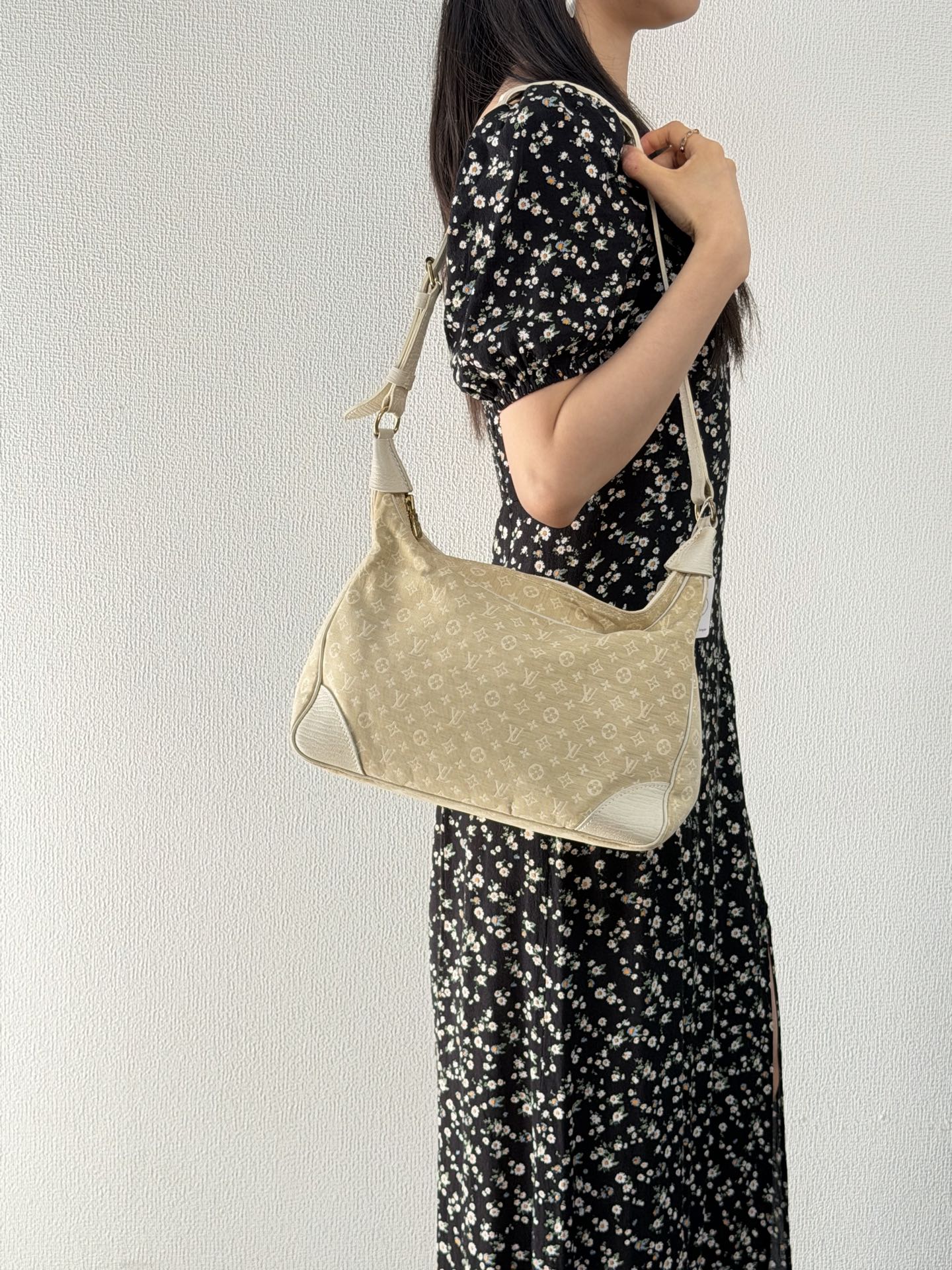 Louis Vuitton Dune Monogram Mini Lin Boulogne Bag