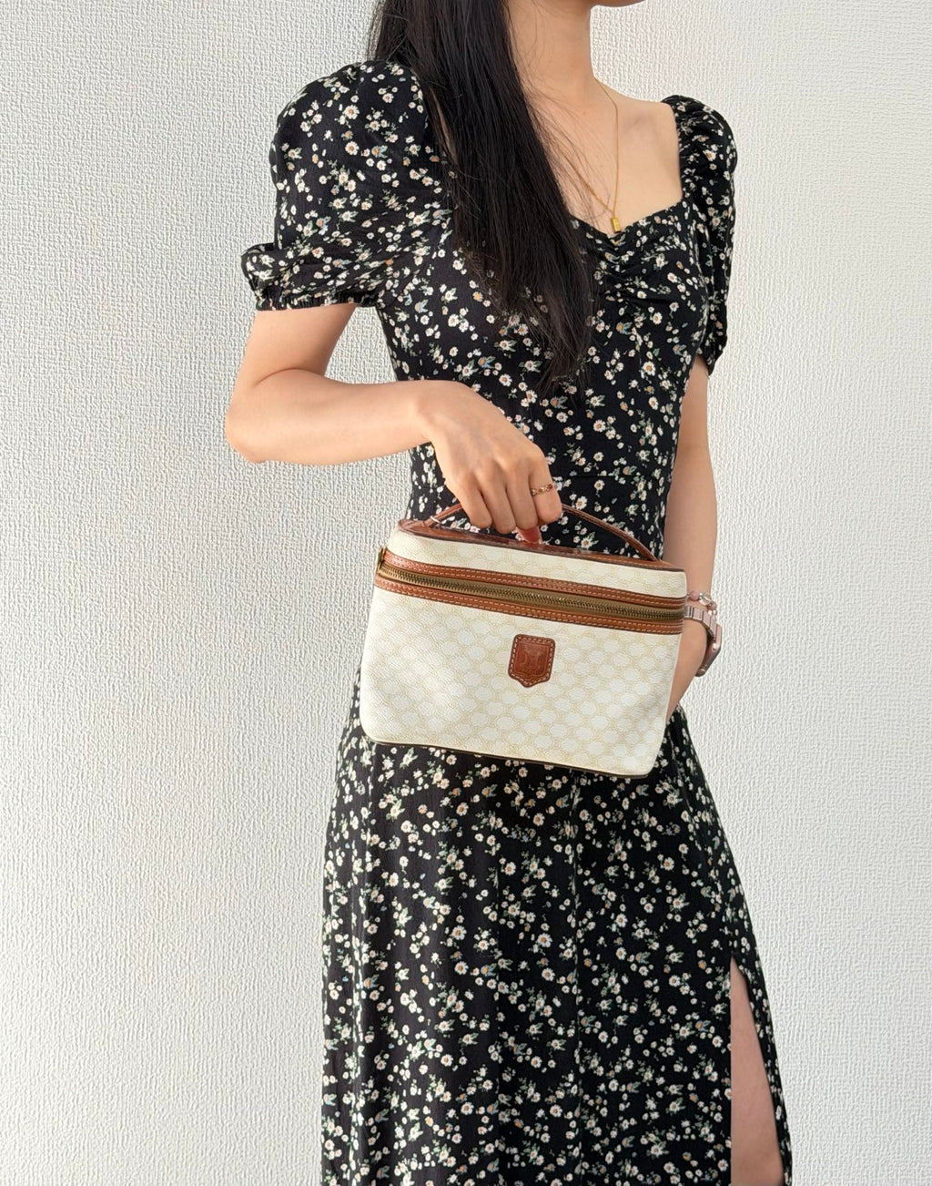 CELINE Macadam White Vinyl Box