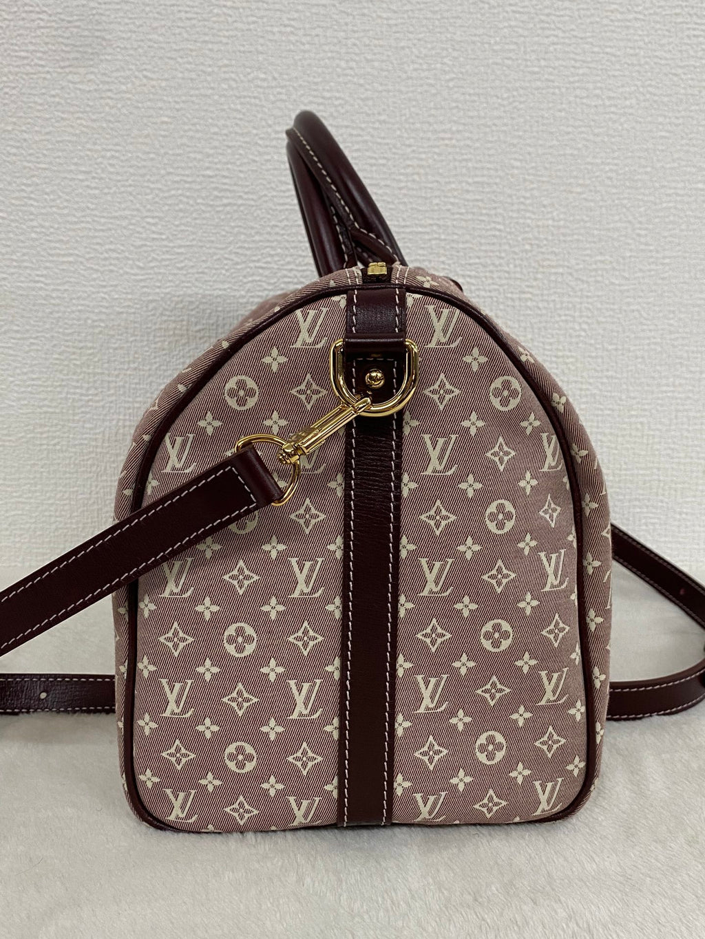 Louis Vuitton Vintage Monogram Mini Lin Speedy 30 Ebene
