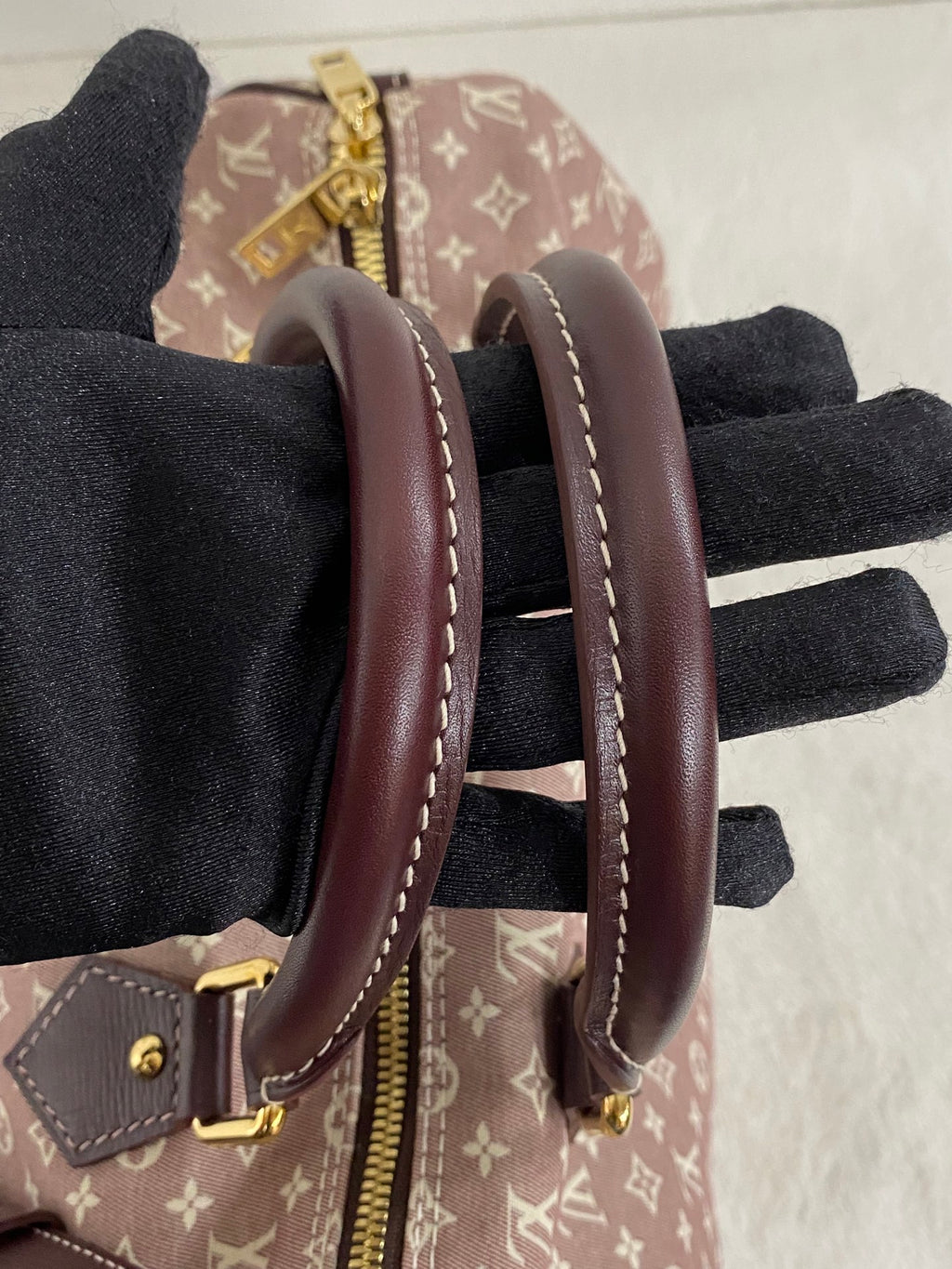 Louis Vuitton Vintage Monogram Mini Lin Speedy 30 Ebene