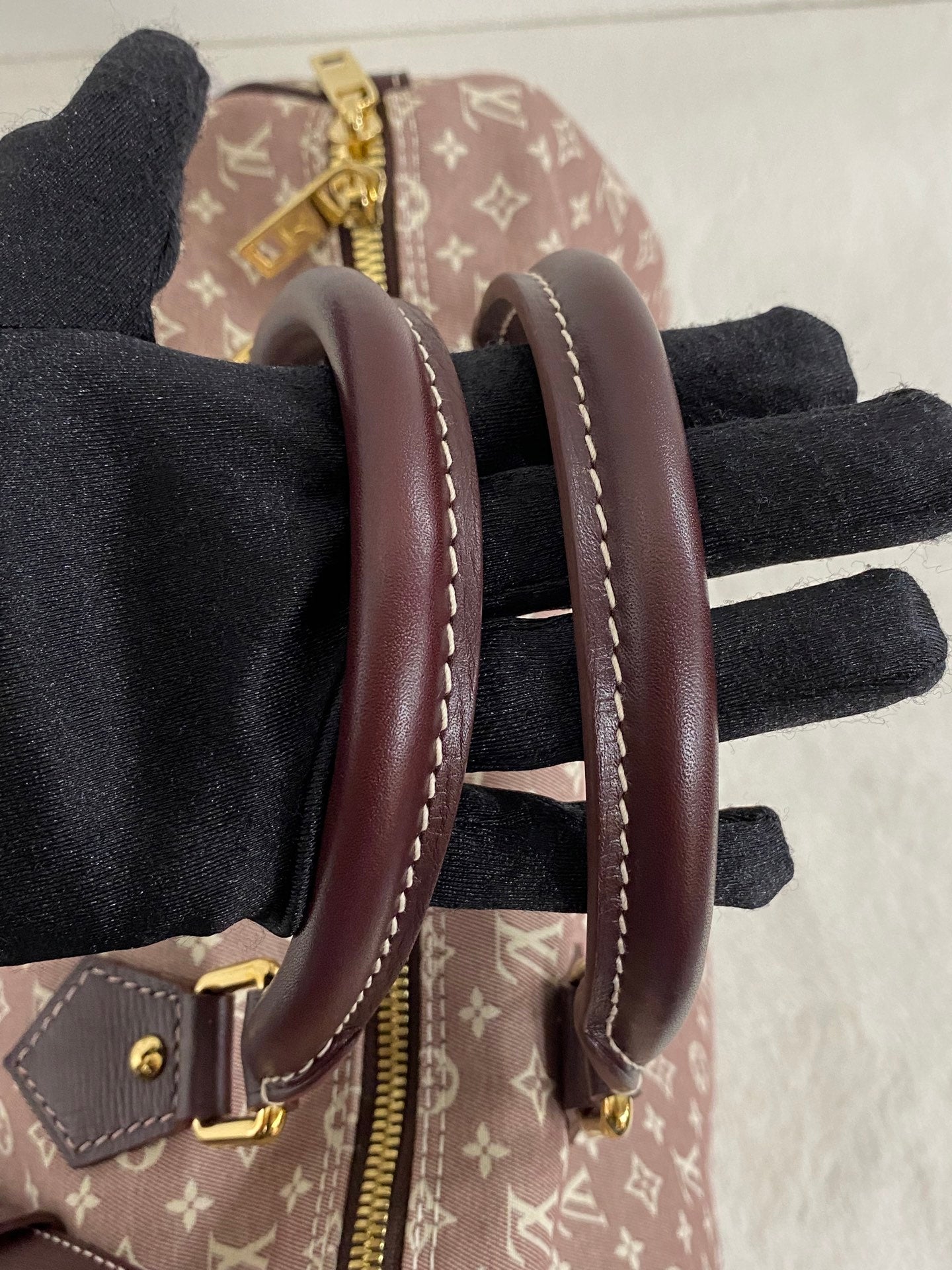 Louis Vuitton Vintage Monogram Mini Lin Speedy 30 Ebene