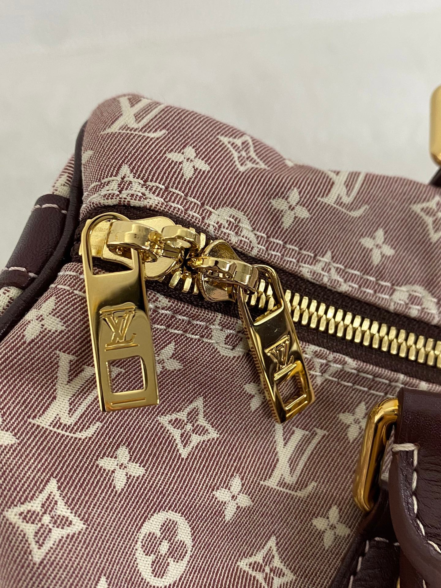 Louis Vuitton Vintage Monogram Mini Lin Speedy 30 Ebene