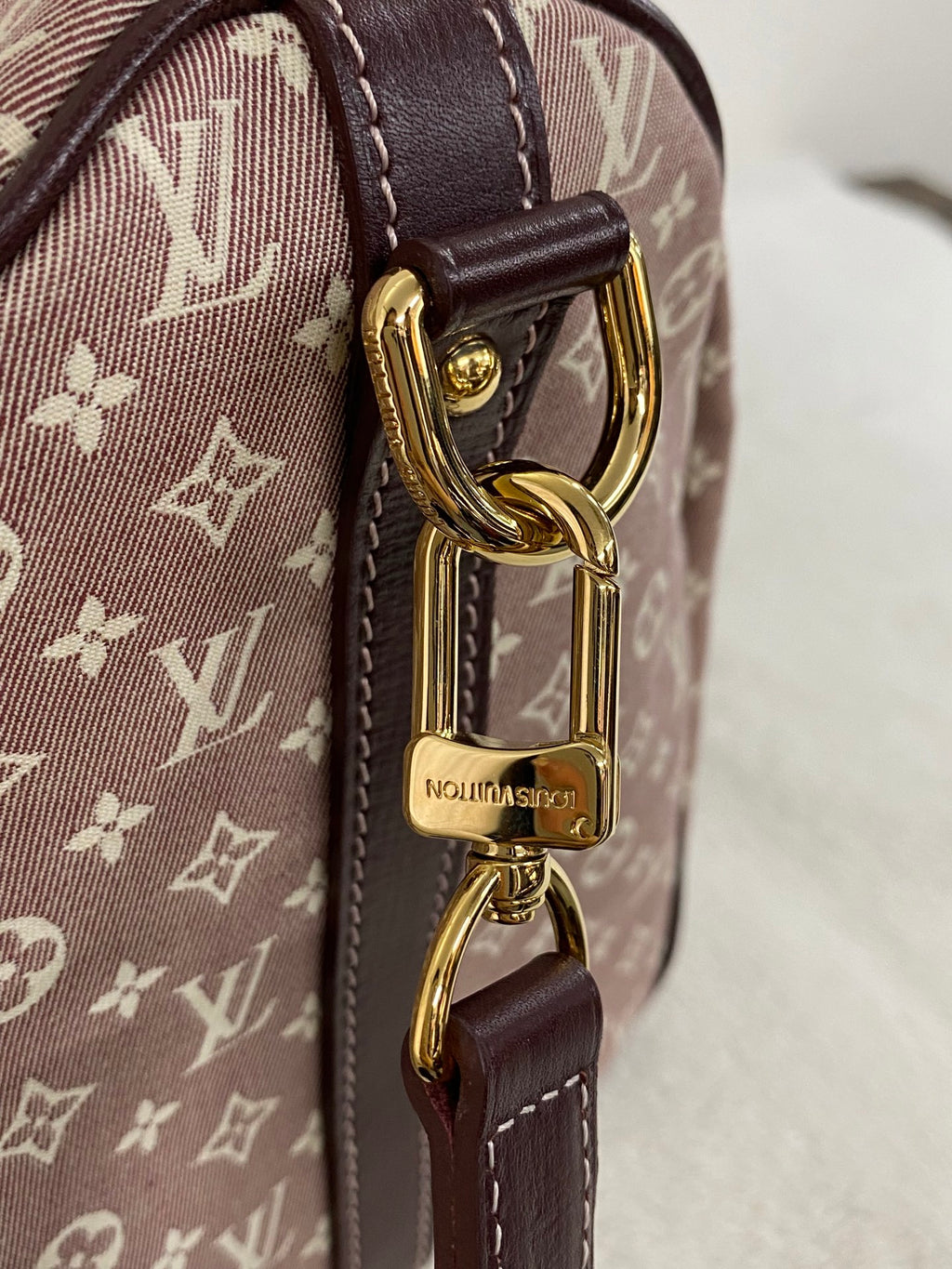 Louis Vuitton Vintage Monogram Mini Lin Speedy 30 Ebene