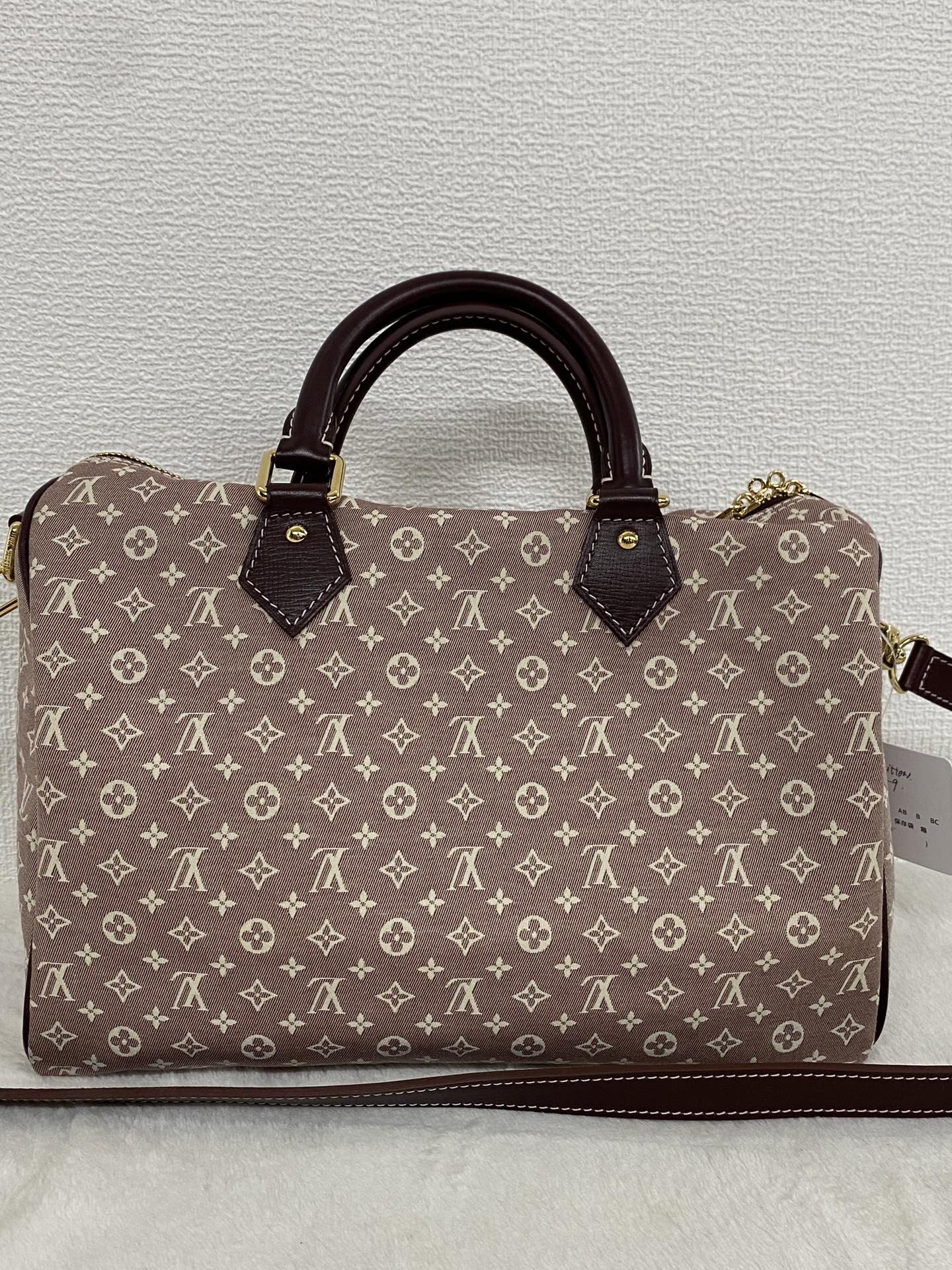 Louis Vuitton Vintage Monogram Mini Lin Speedy 30 Ebene