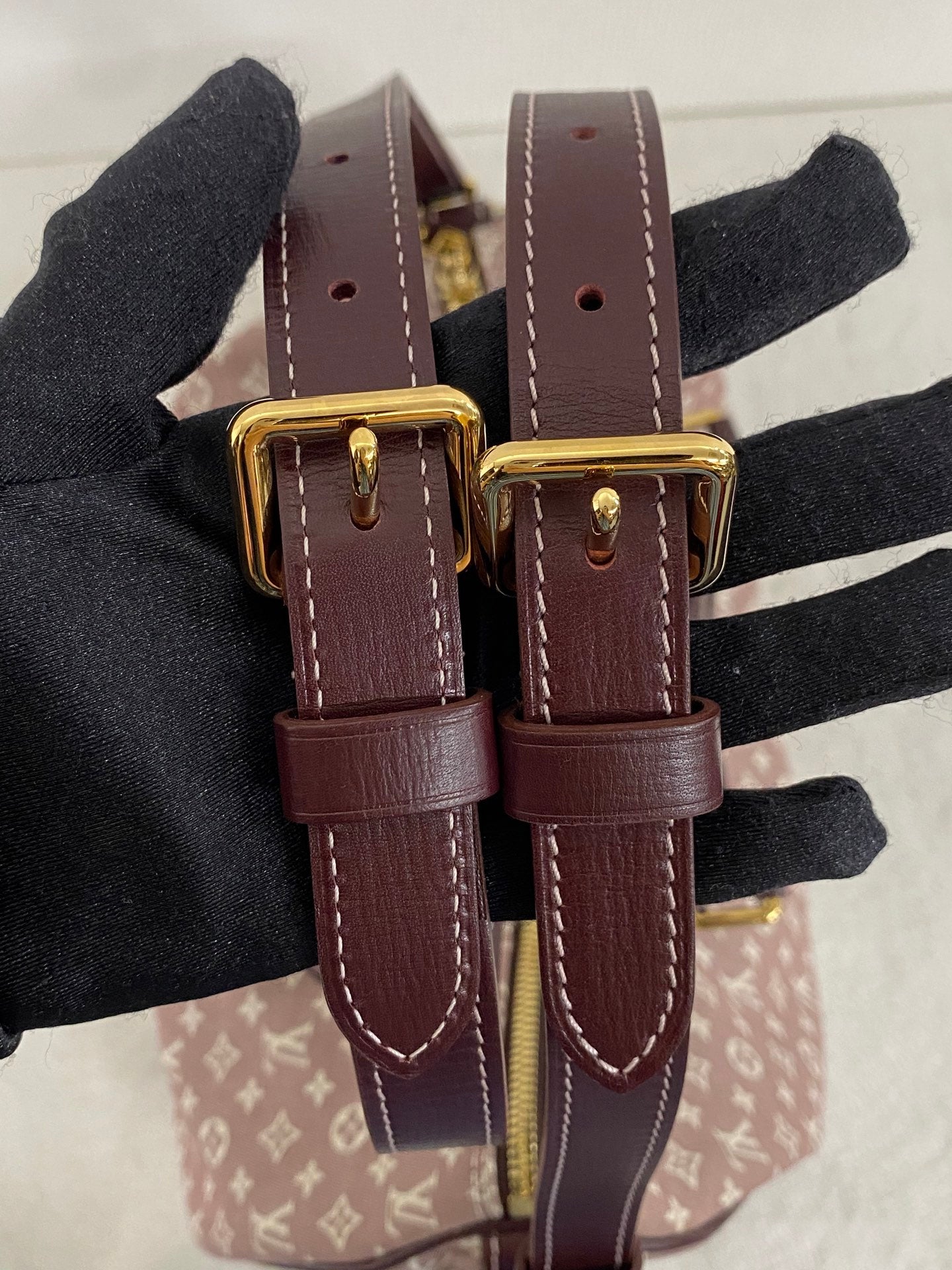 Louis Vuitton Vintage Monogram Mini Lin Speedy 30 Ebene