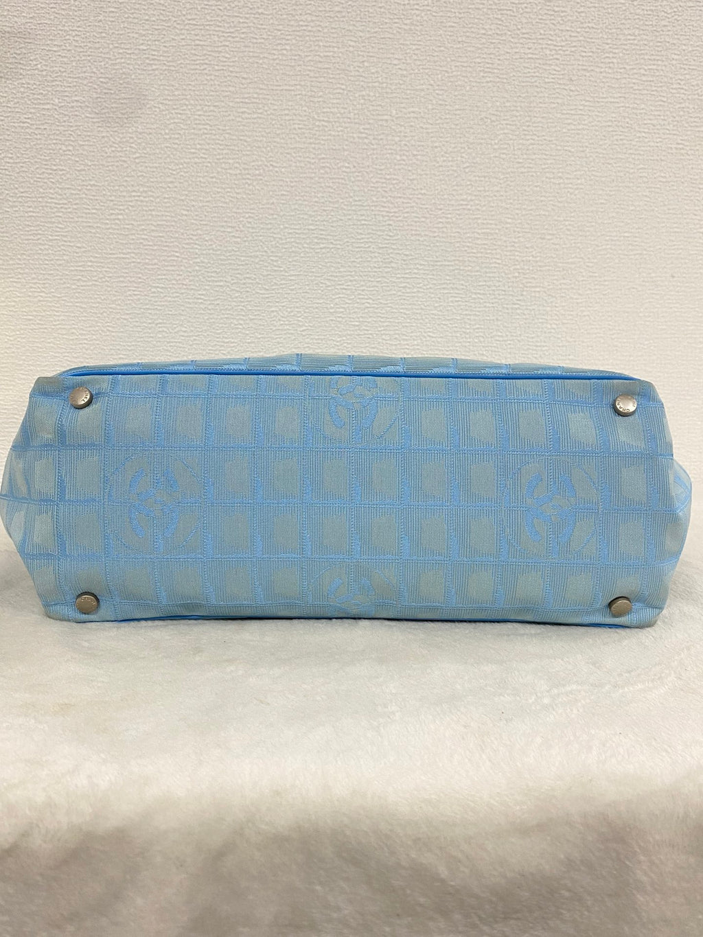 Chanel New Travel Line Tote MM Light Blue