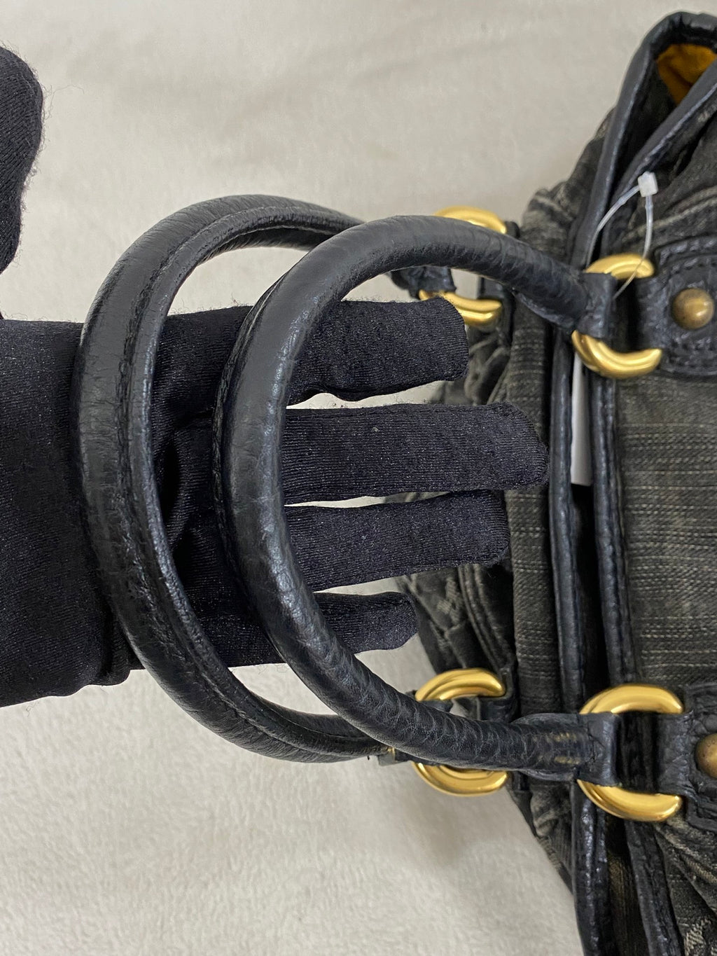 Louis Vuitton Neo Cabby MM Monogram Denim Noir