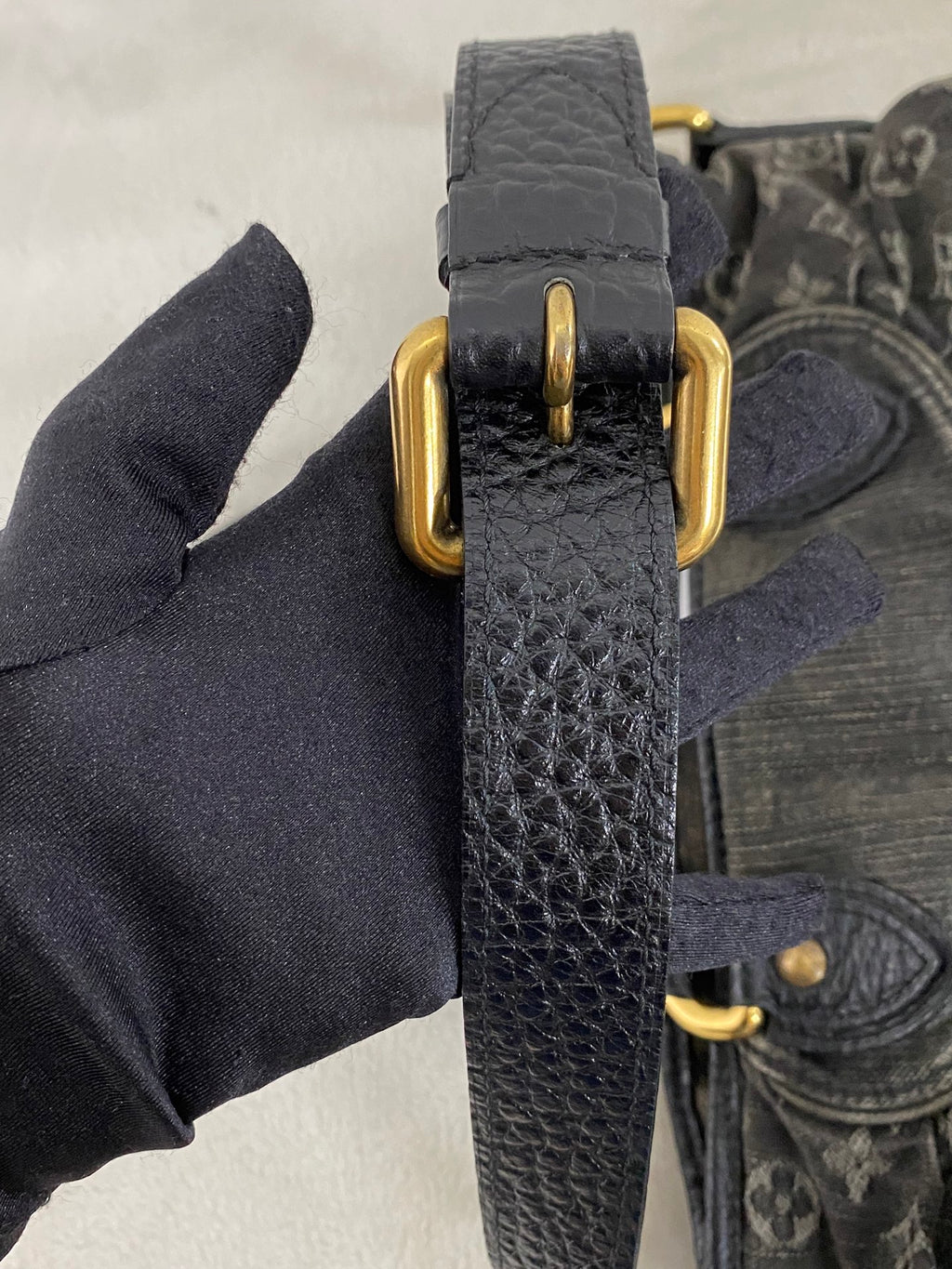 Louis Vuitton Neo Cabby MM Monogram Denim Noir