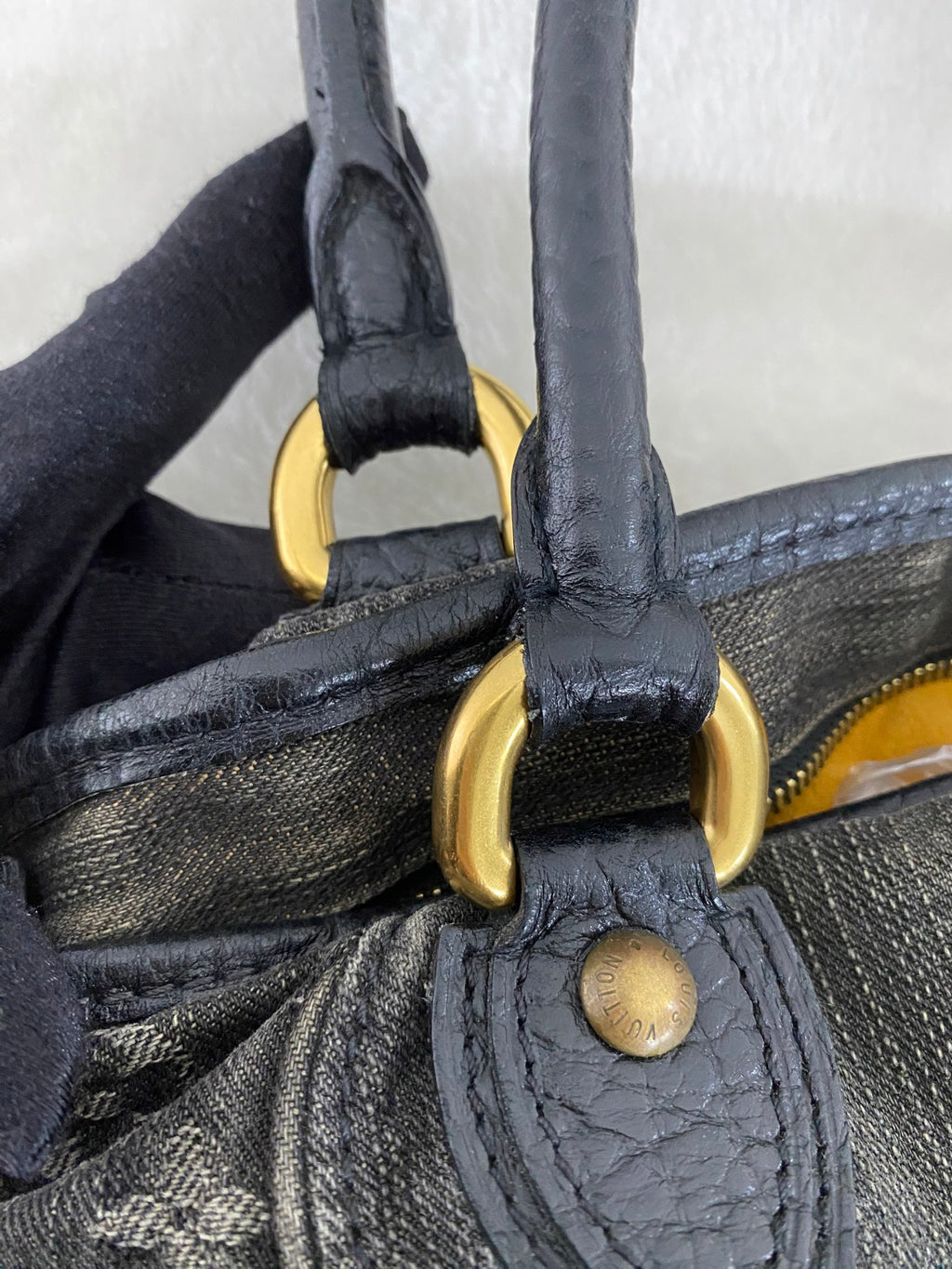 Louis Vuitton Neo Cabby MM Monogram Denim Noir
