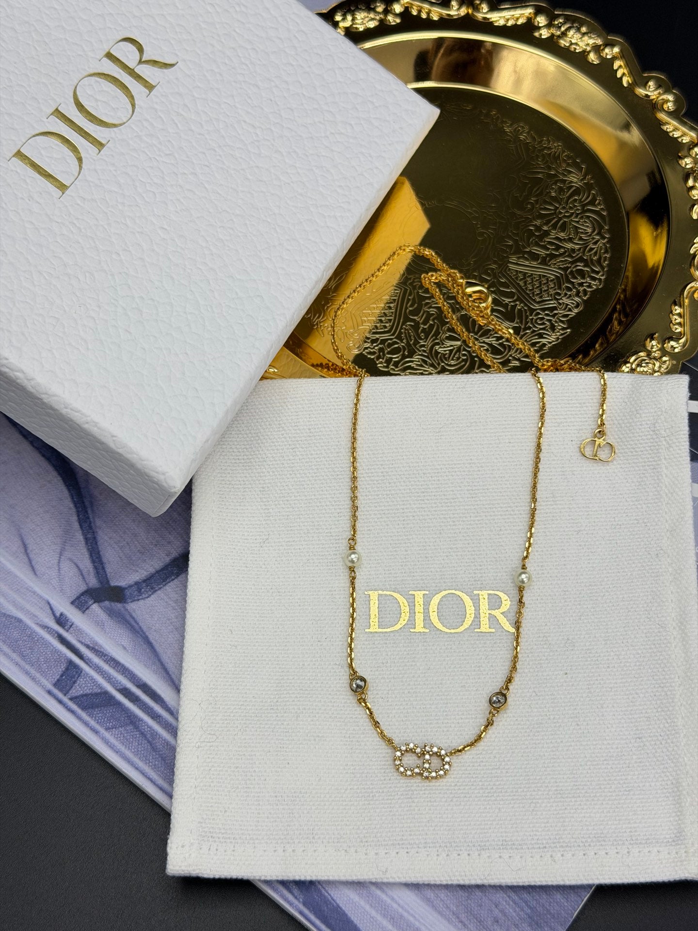 Christian Dior Clair D Lune Necklace